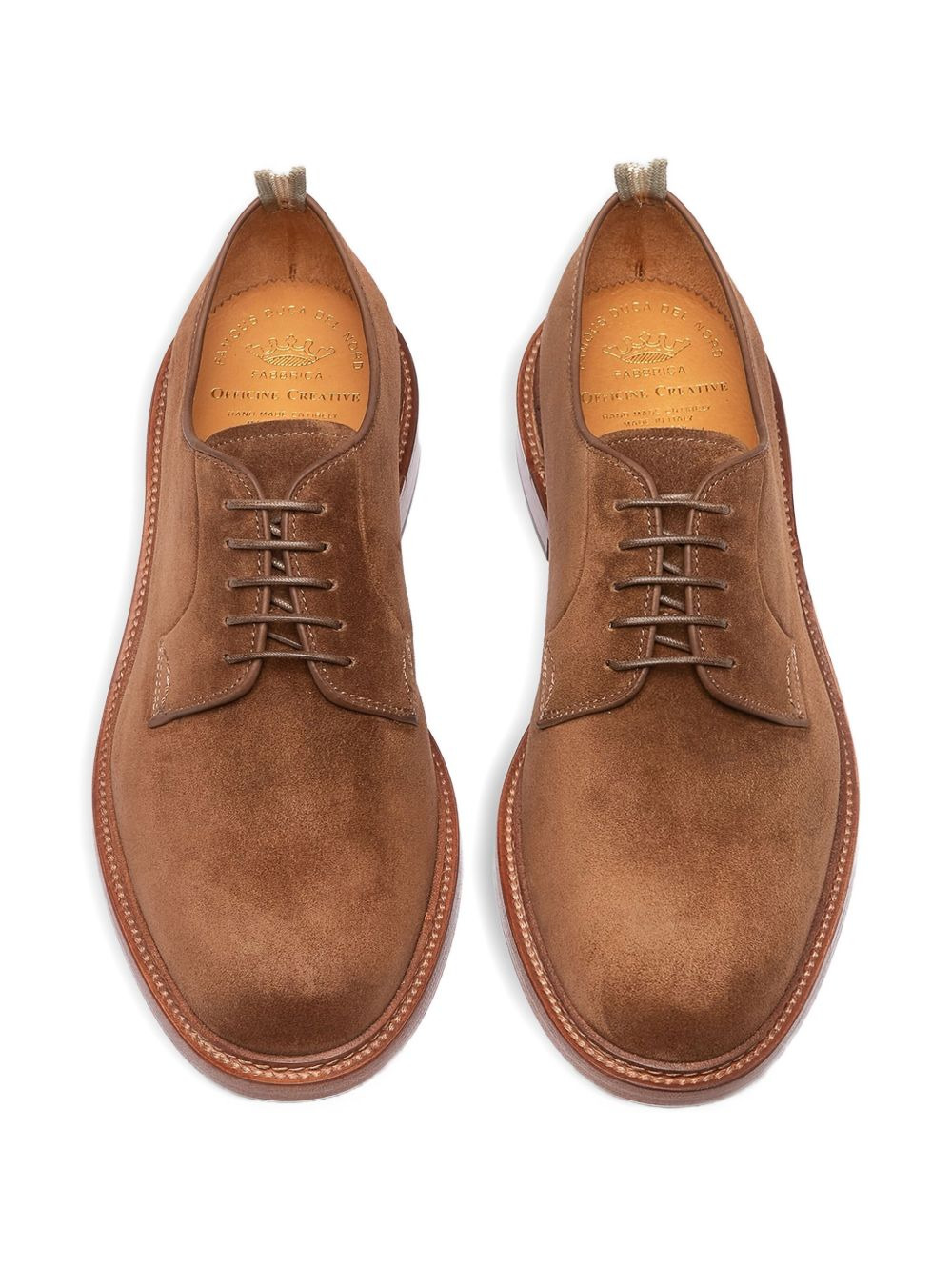 suede derby shoes - 3