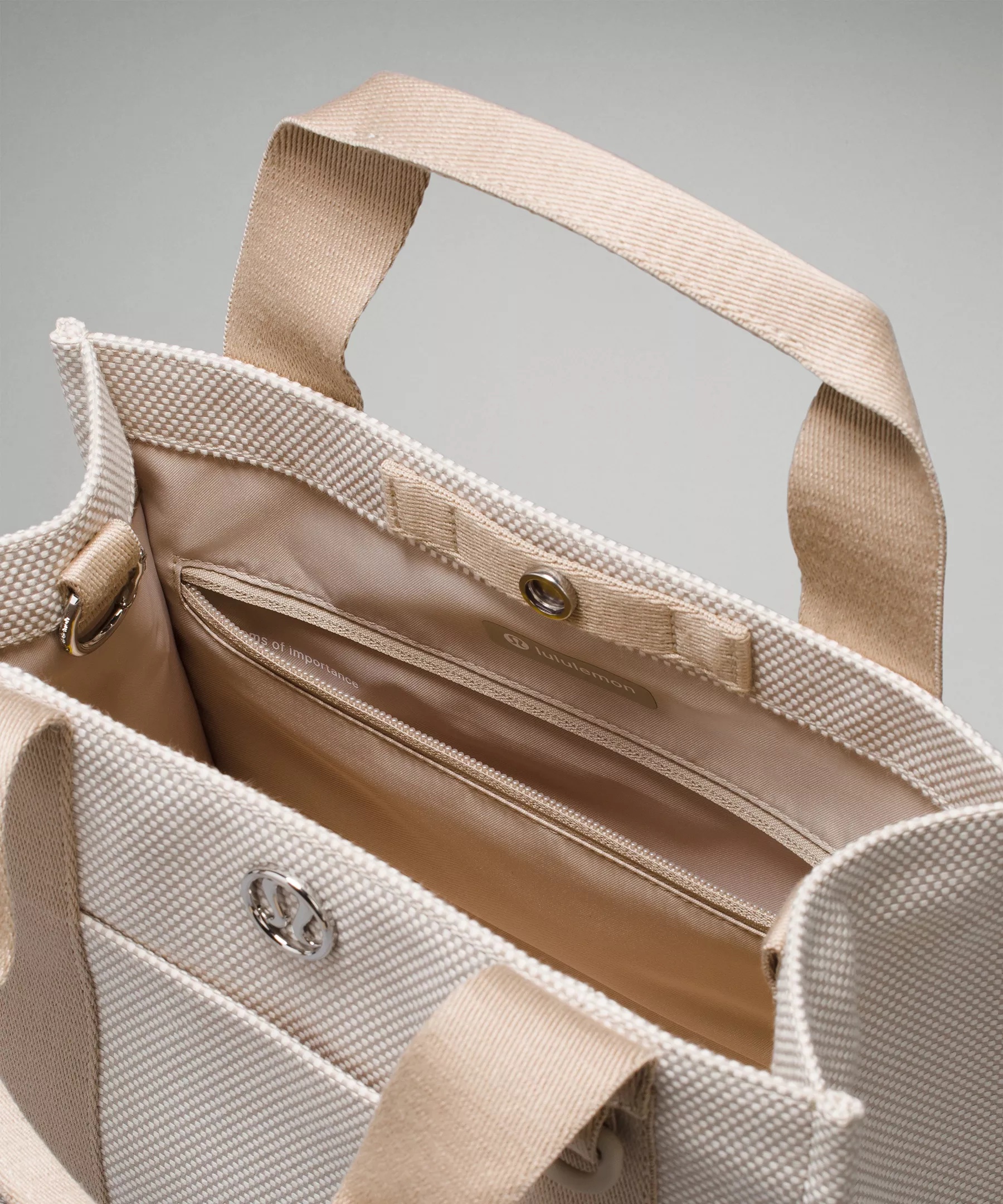 Two-Tone Canvas Tote Bag *Mini 4.5L - 4