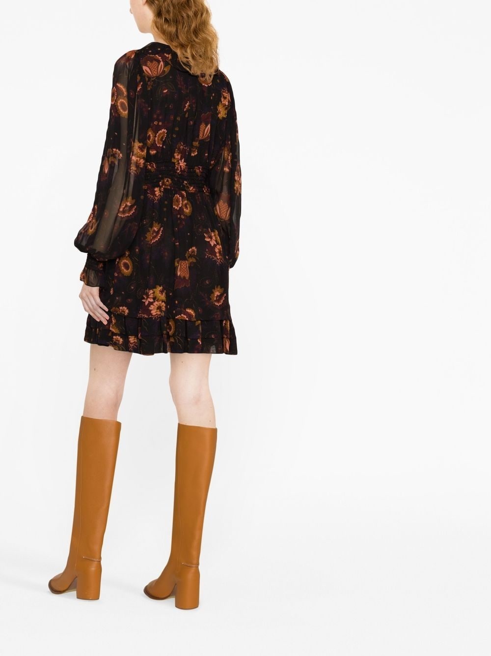 Adara floral-print dress - 4
