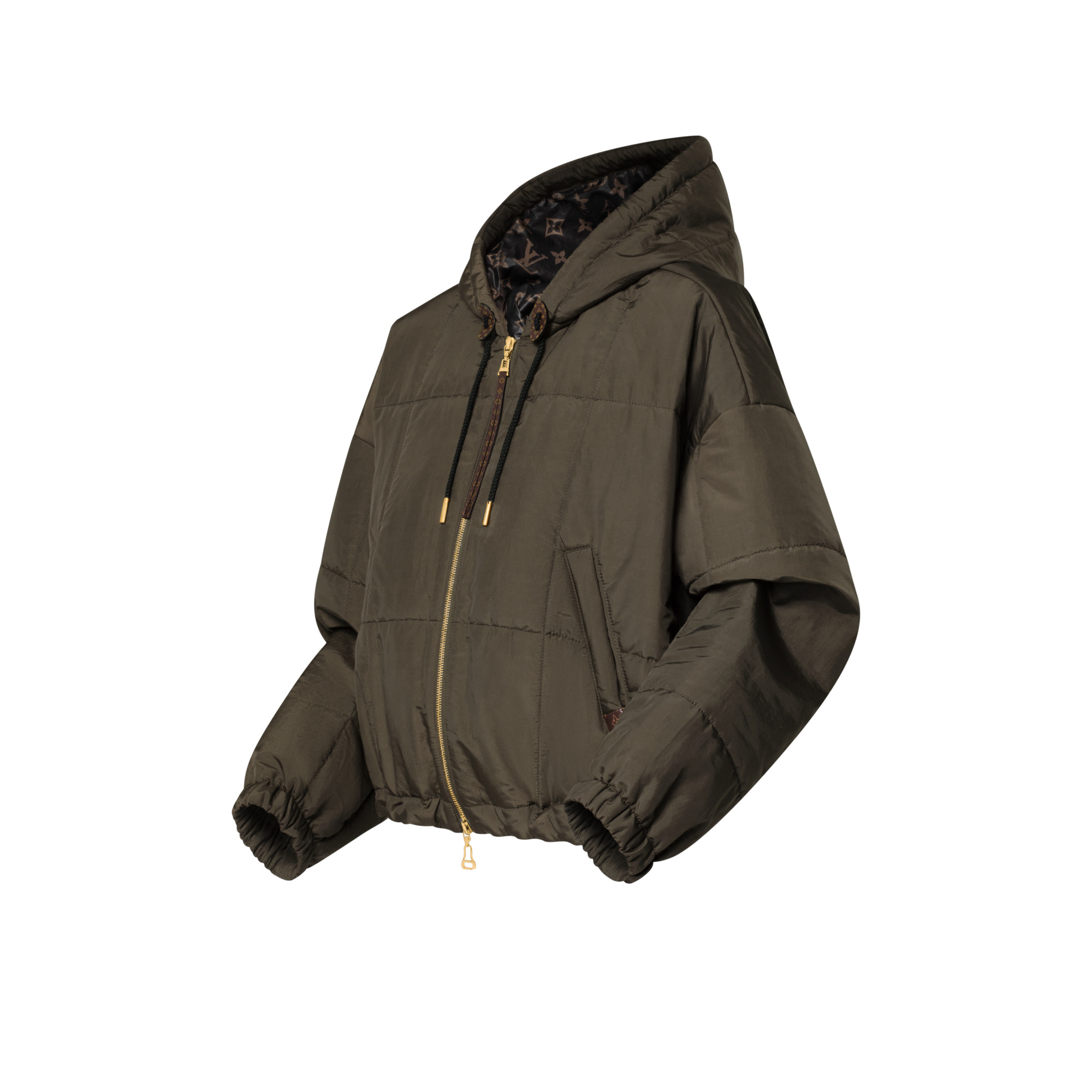 Quilted Zip-Up Jacket - 2