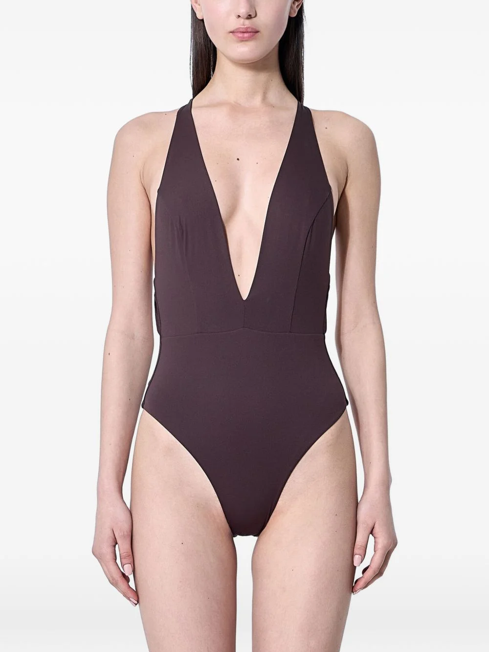 Cristel V-neck swimsuit - 1