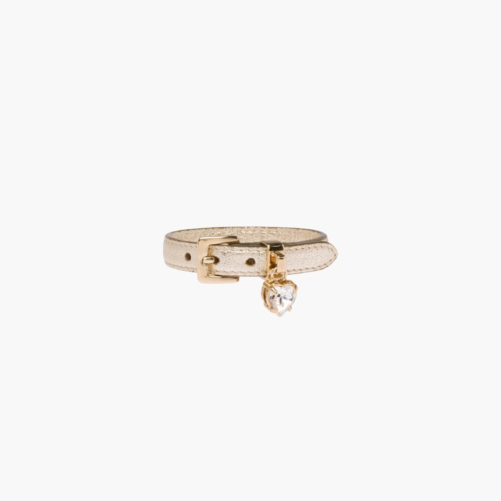 Madras leather bracelet - 1