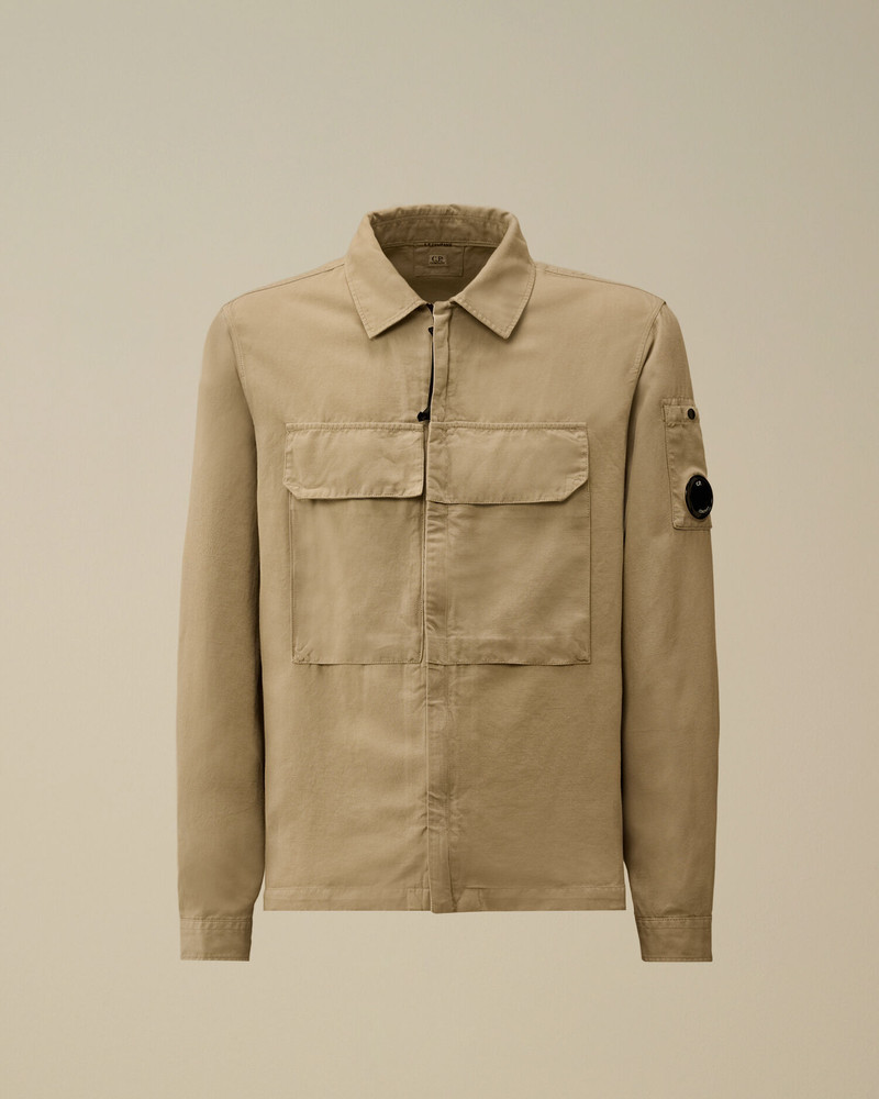Cotton/Linen Zipped Lens Overshirt 1