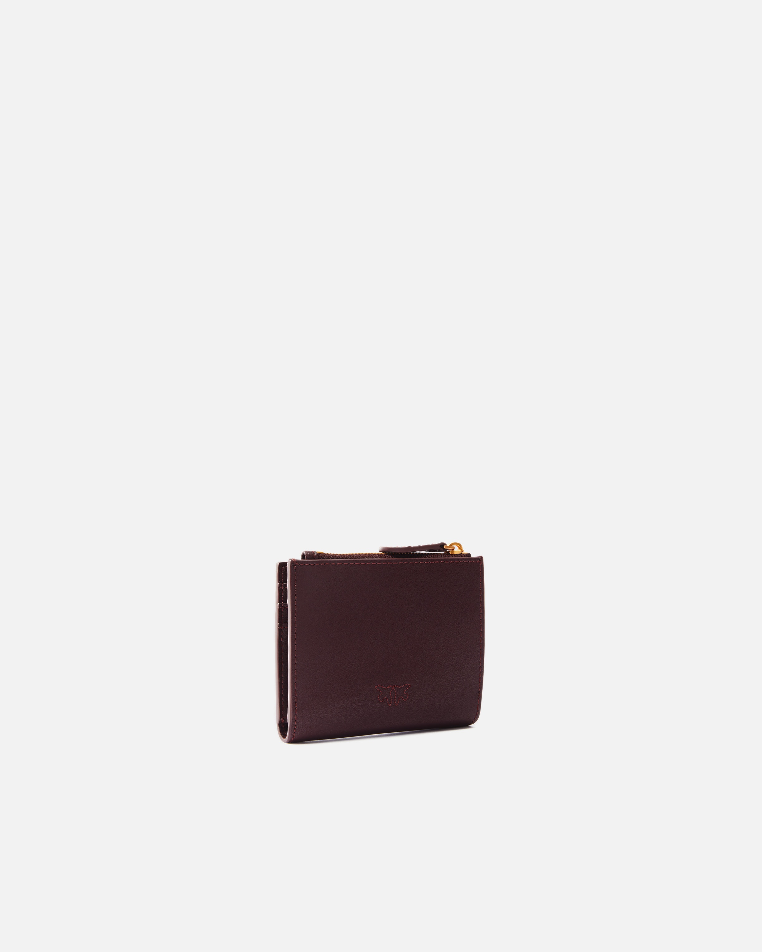 SMALL SMOOTH LEATHER WALLET WITH LOGO - 2