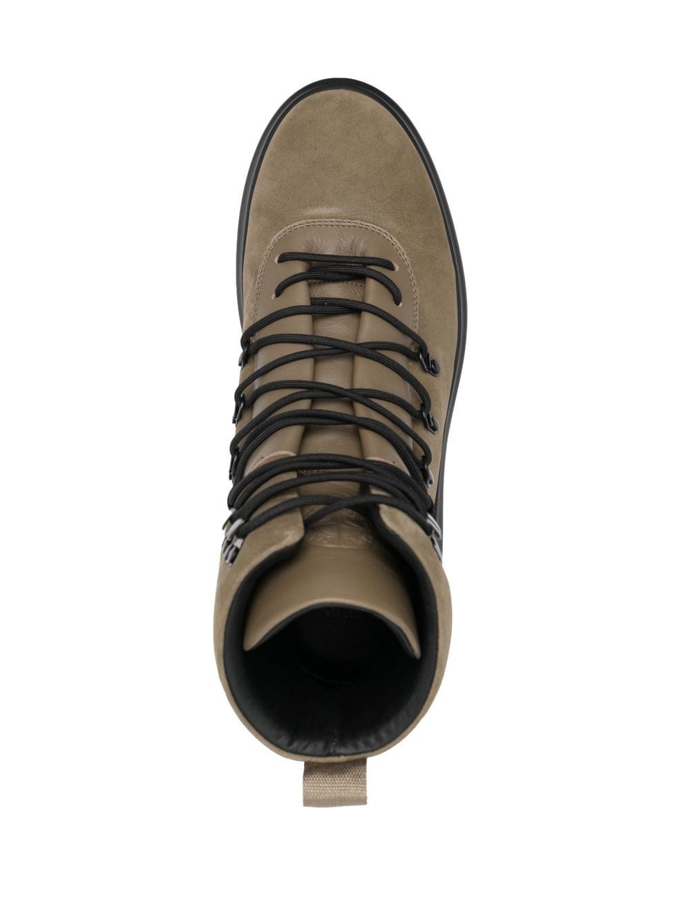 lace-up suede boots - 4