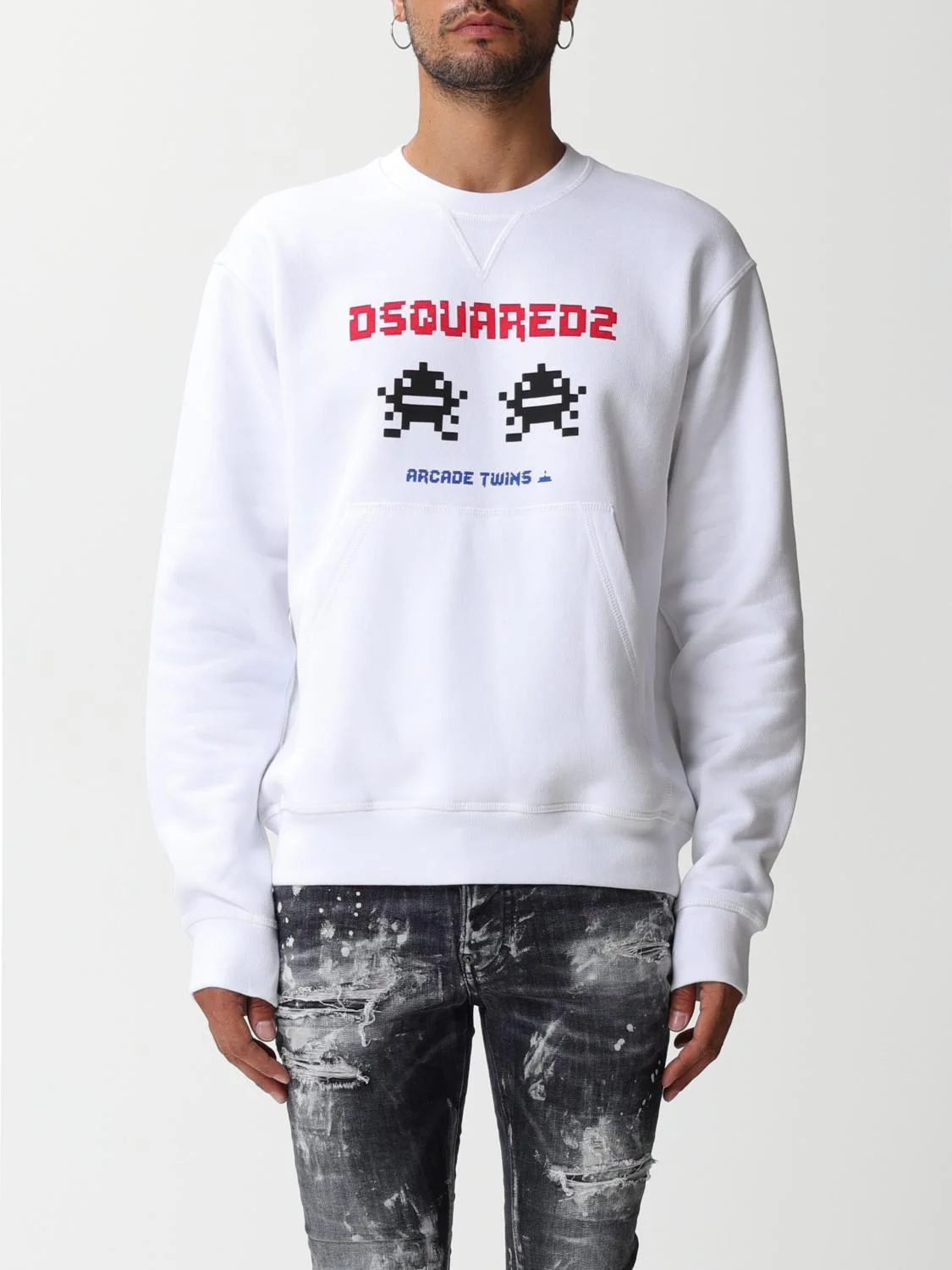 Dsquared2 Arcade Twins cotton sweatshirt - 1