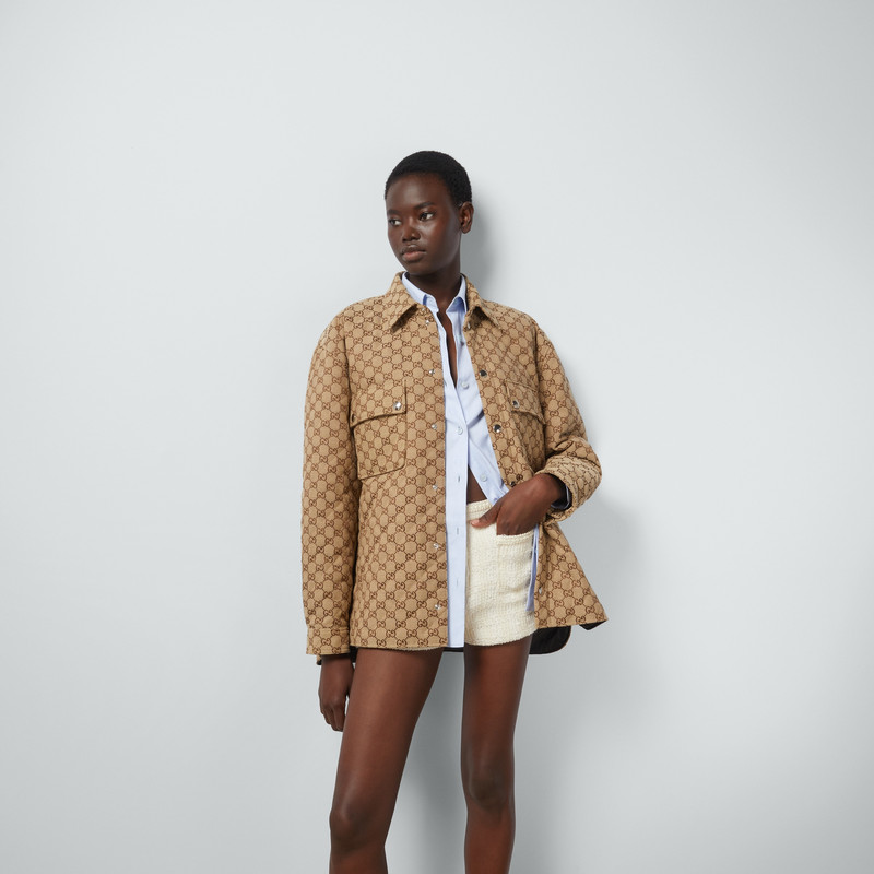 GUCCI GG canvas shirt outlook