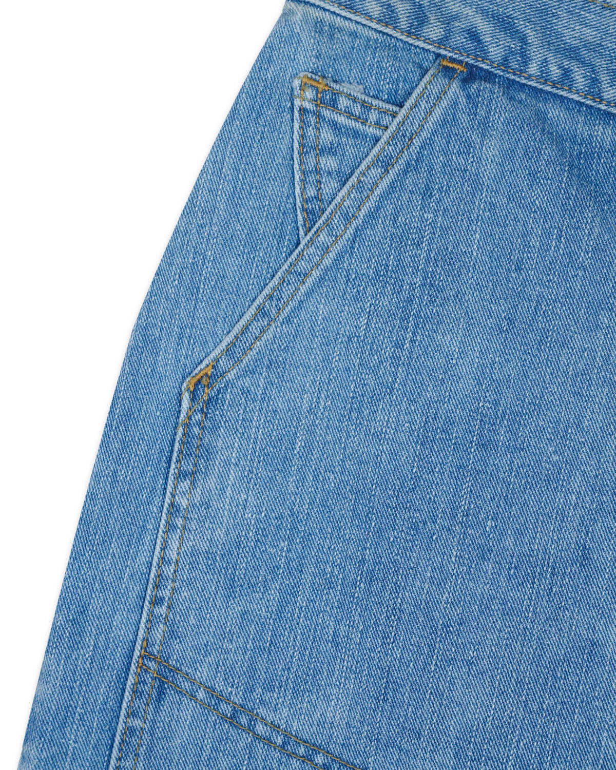 Type 02 14.1oz Selvedge Denim Pant - Washed Indigo - 5