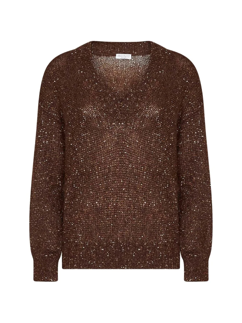 sequin-embellishment sweater - 1
