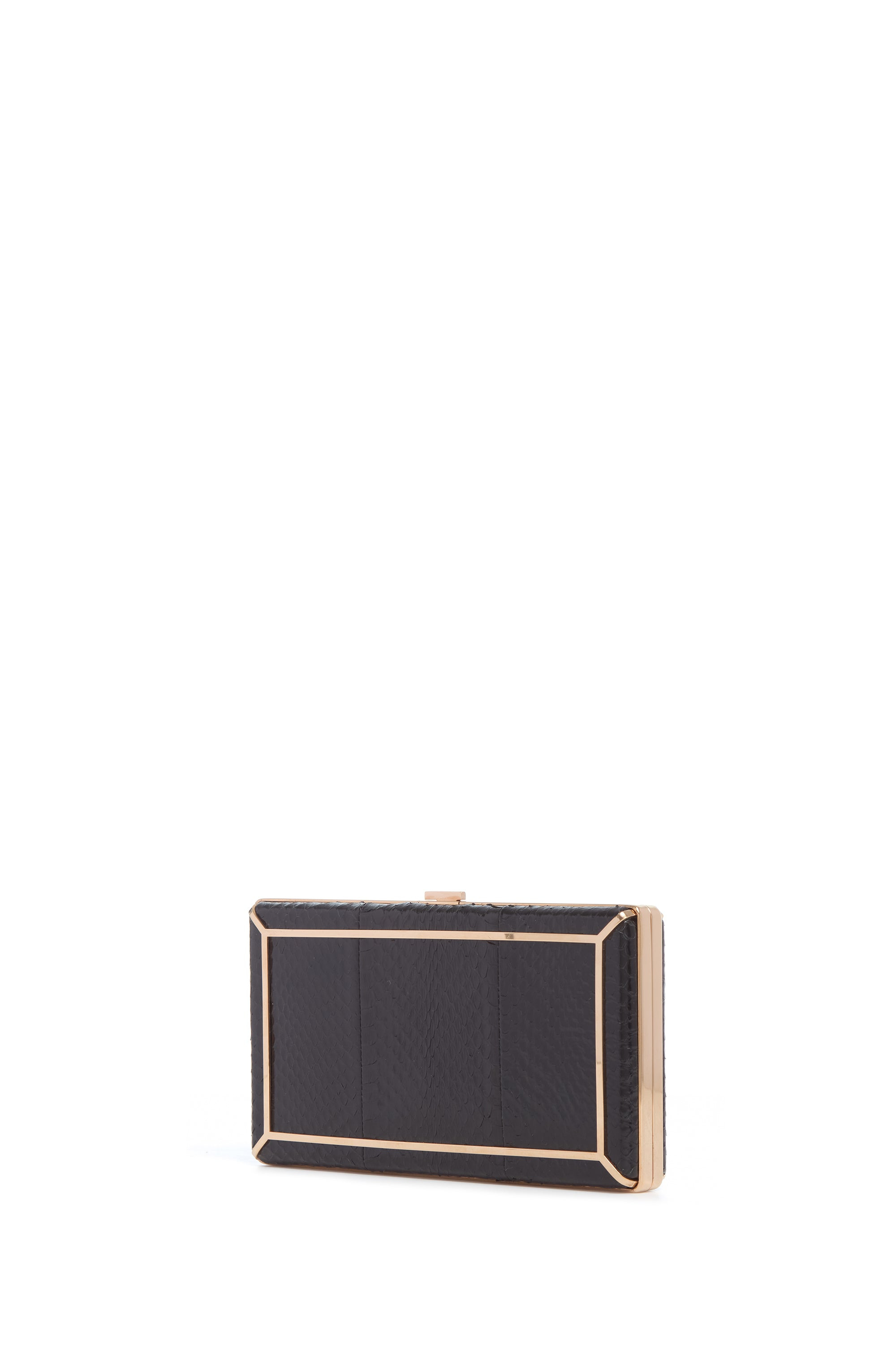 Callas Clutch in Black Snakeskin - 3