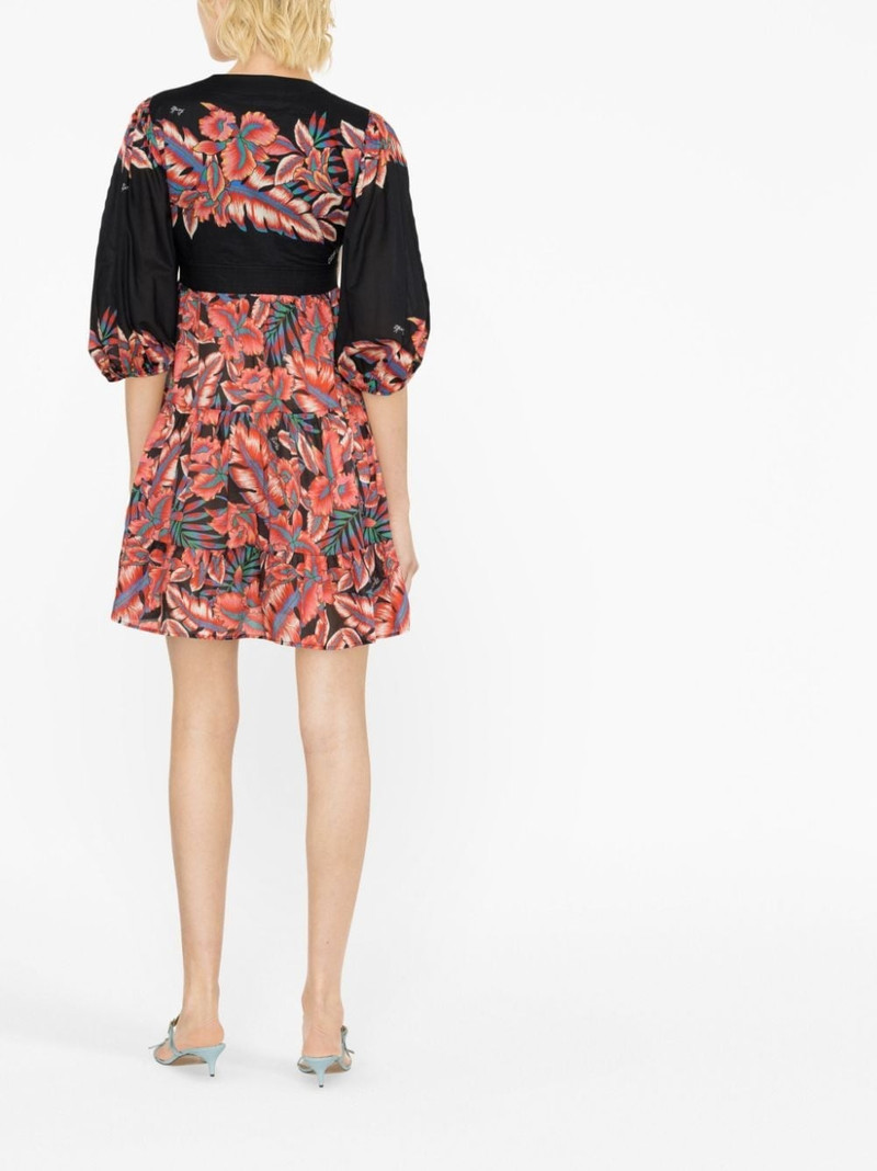 floral-print cotton minidress 3