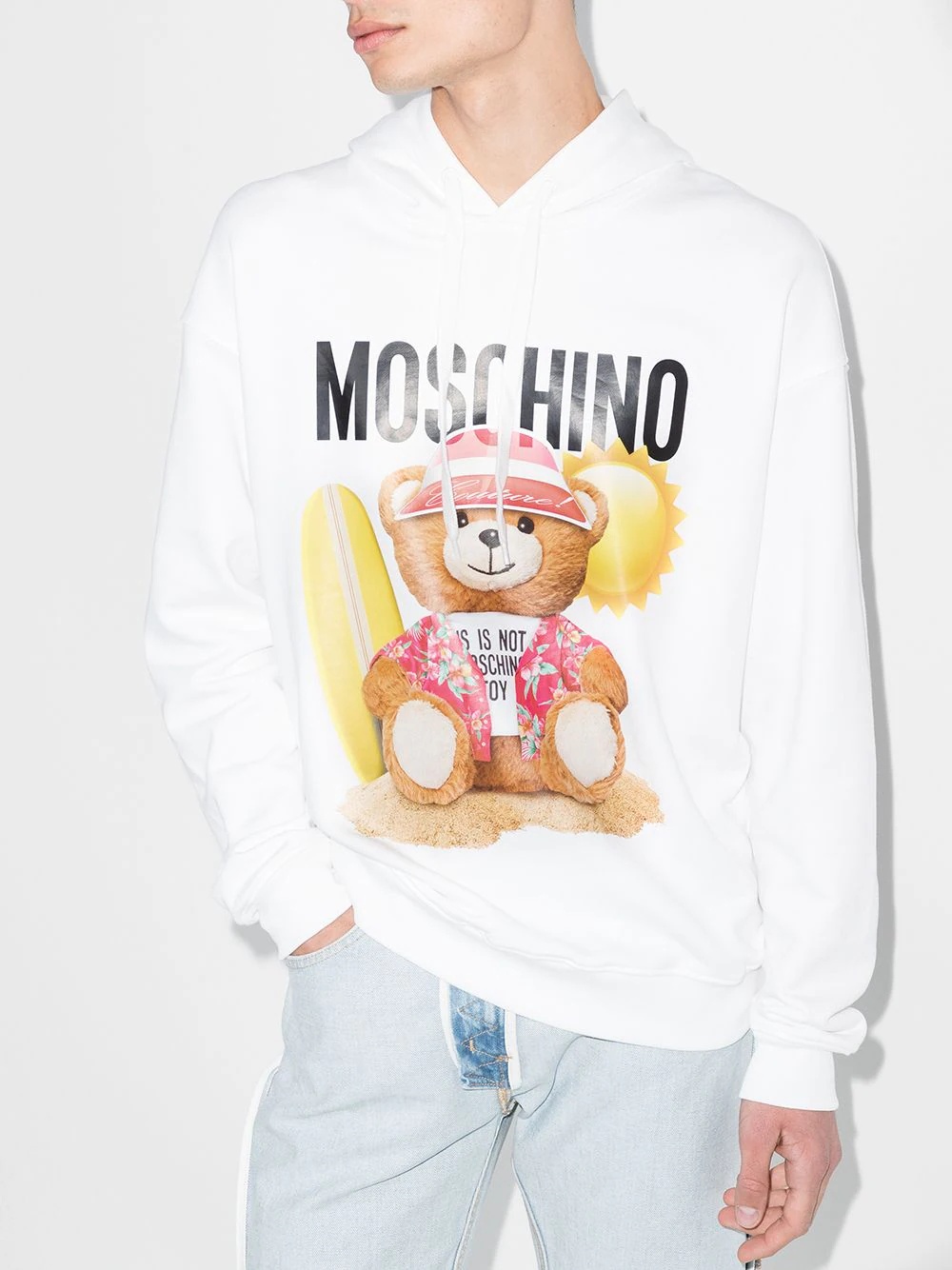 Teddy Bear-print crew-neck sweatshirt - 2