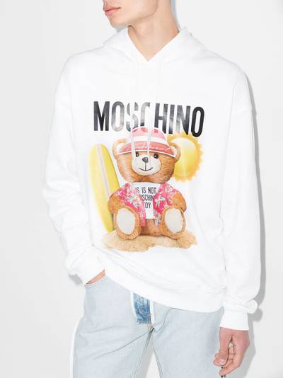 Moschino Teddy Bear-print crew-neck sweatshirt outlook