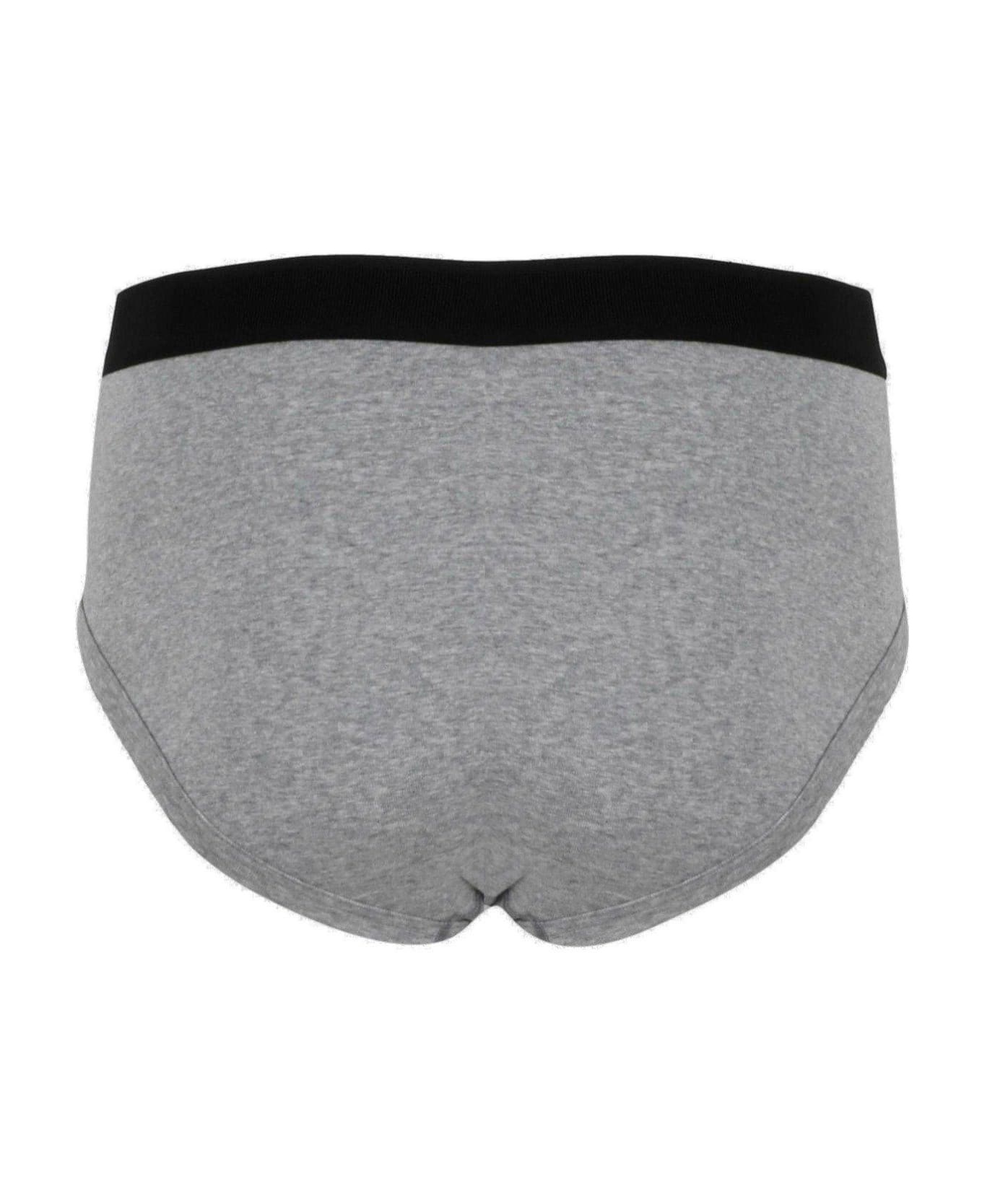 Logo Waist Stretch Briefs - 2