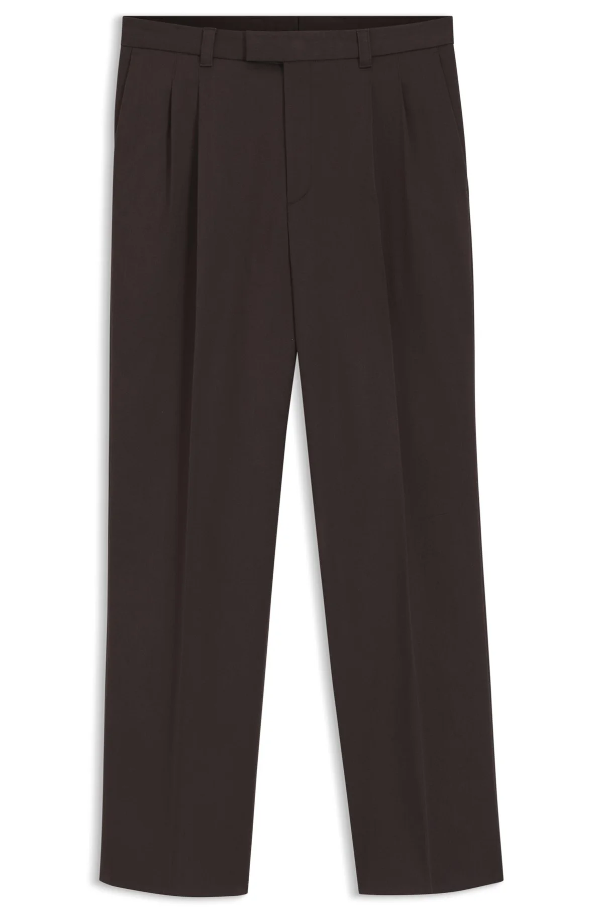 OVERSIZED-FIT TROUSERS IN COTTON AND LINEN - 1