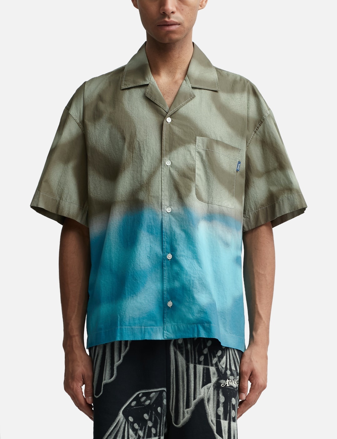 AWAKE NY X MUNDO DIP DYED CAMP SHIRT - 3