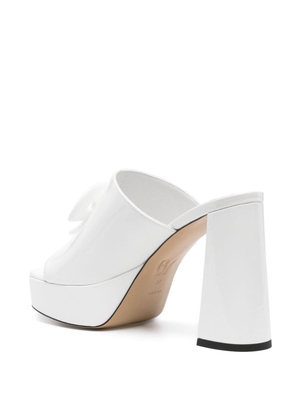 x Bettina Vermillon Anitta 110mm mules - 3