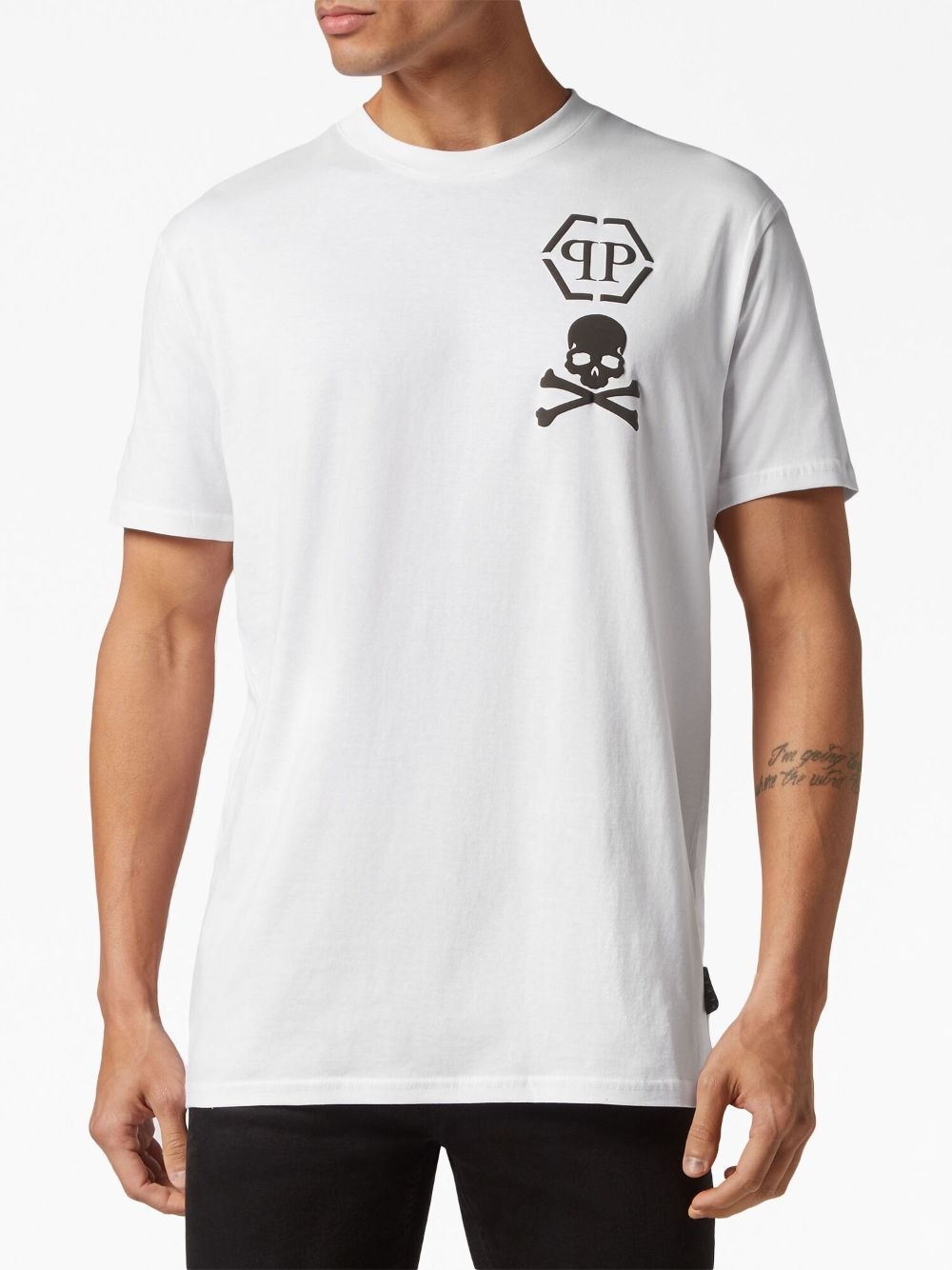 skull-print T-shirt - 3
