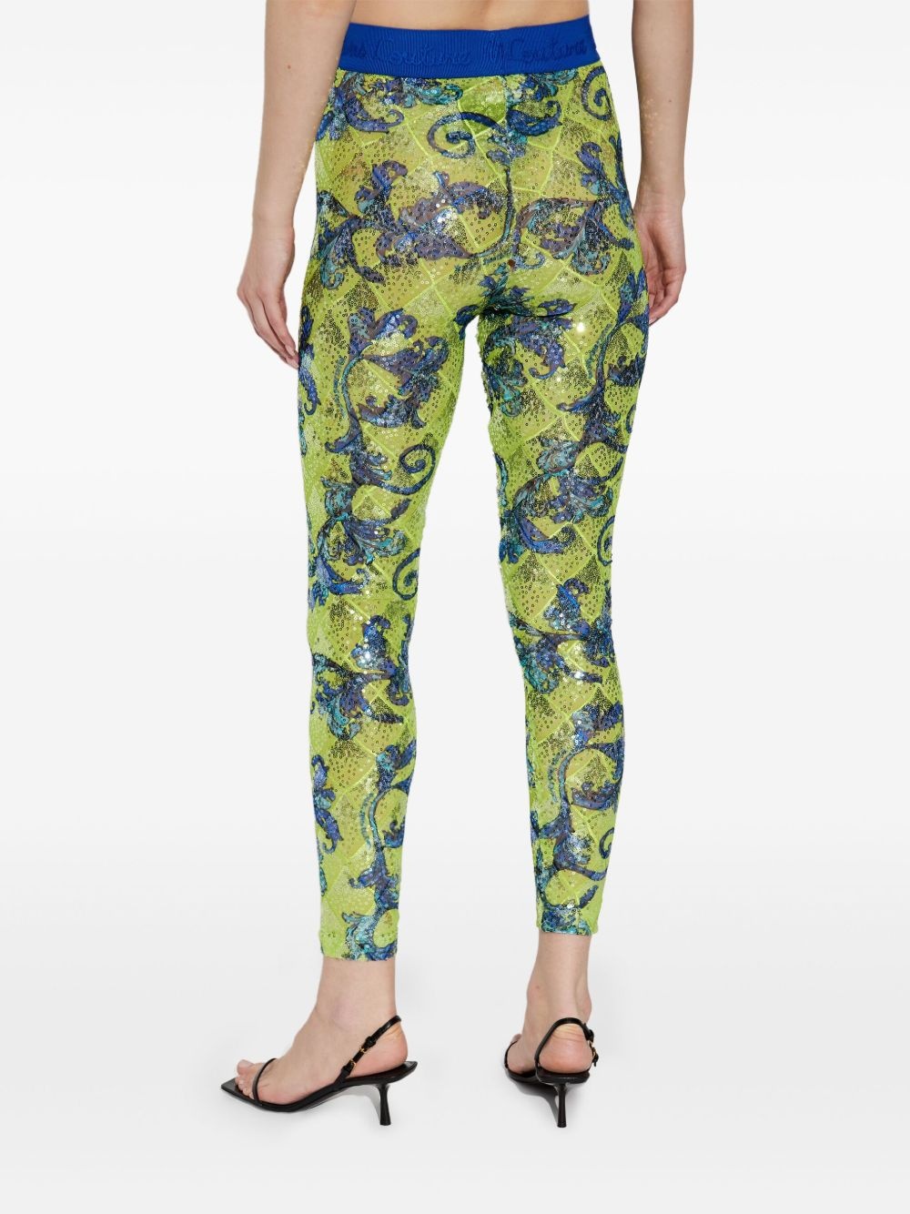 printed leggings - 4