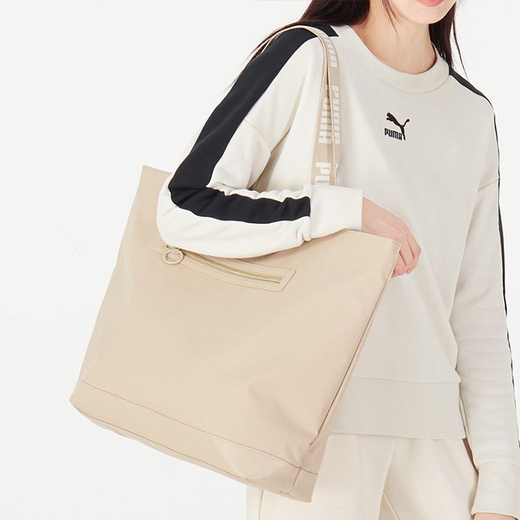 (WMNS) PUMA Prime Classic Shopper Handbag 'Beige' 078741-02 - 3