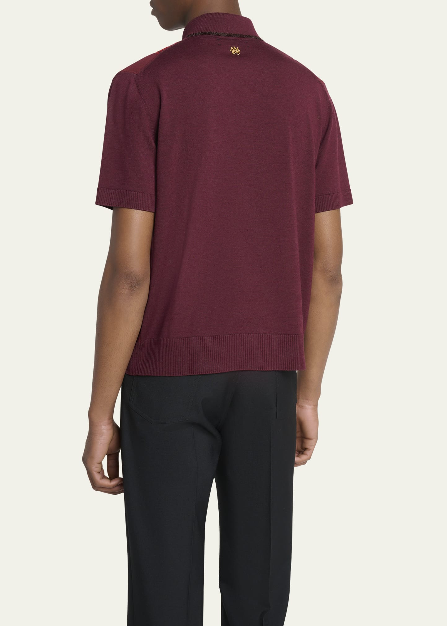 Men's Multi-Stripe Knit Short-Sleeve Shirt - 3