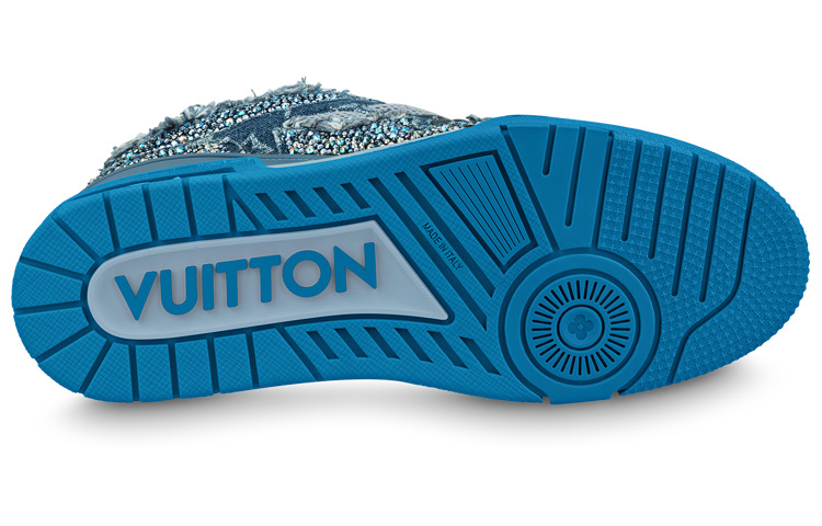 LOUIS VUITTON LV Skate Sneakers 'Blue' 1ABMH9 - 4