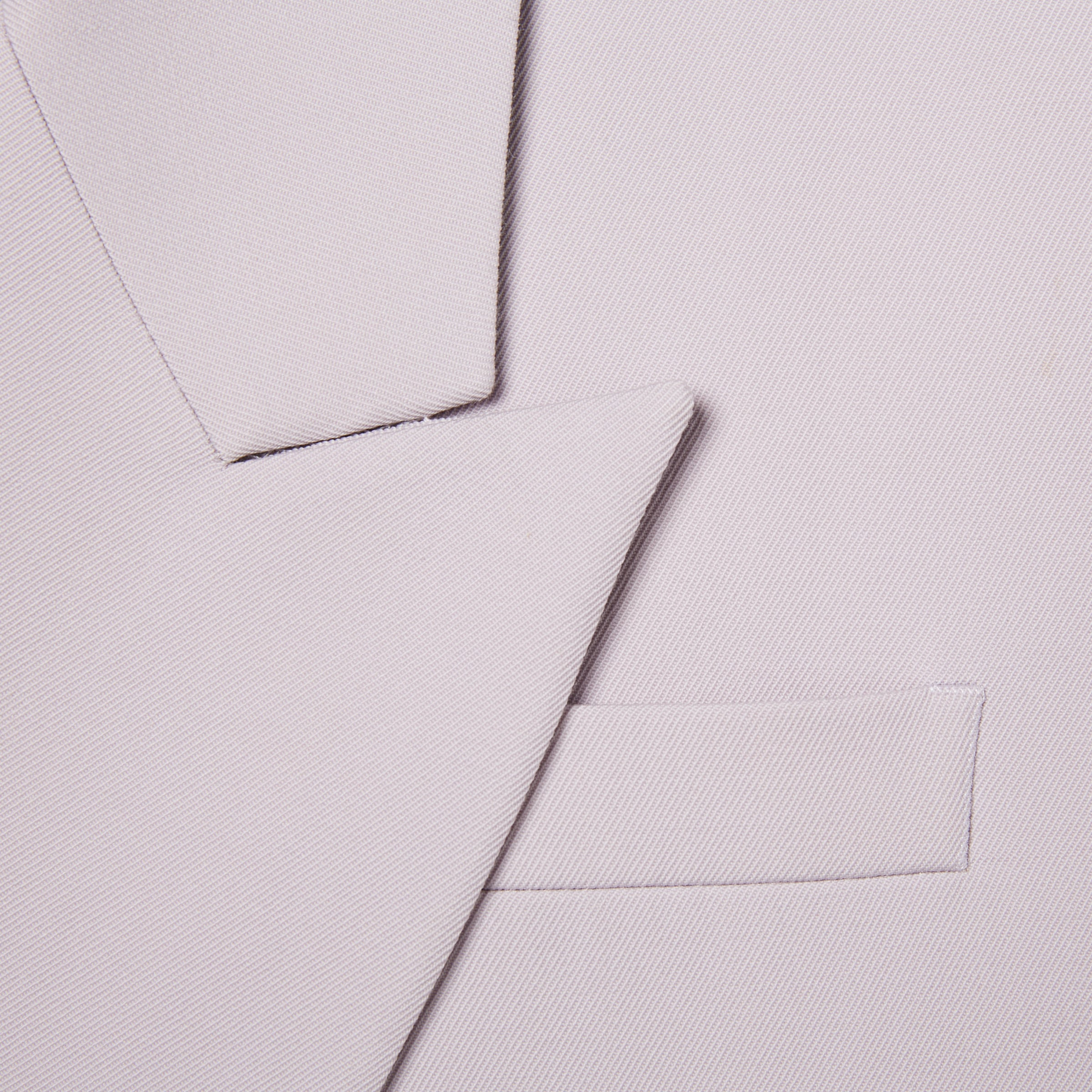 Double-breast wool gabardine jacket - 6