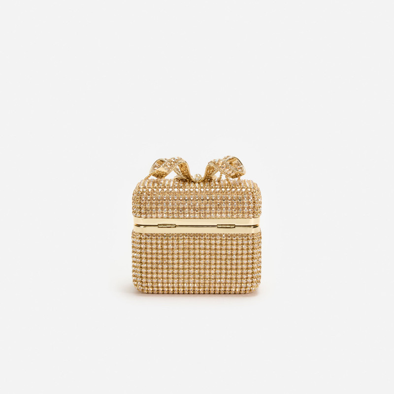 Gold Crystal Vanity Case 3