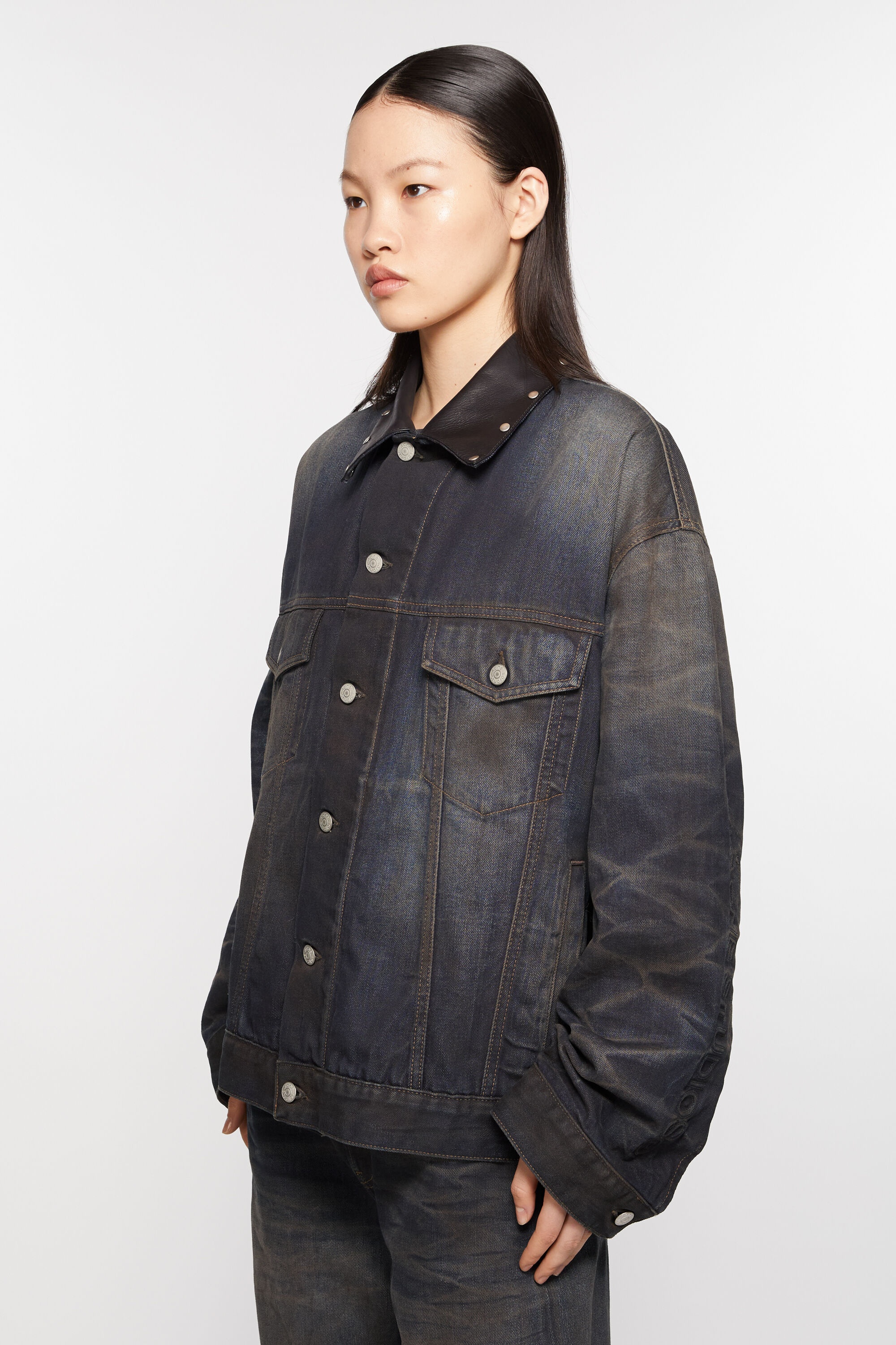 Denim jacket - Oversized fit - Dark Blue - 3