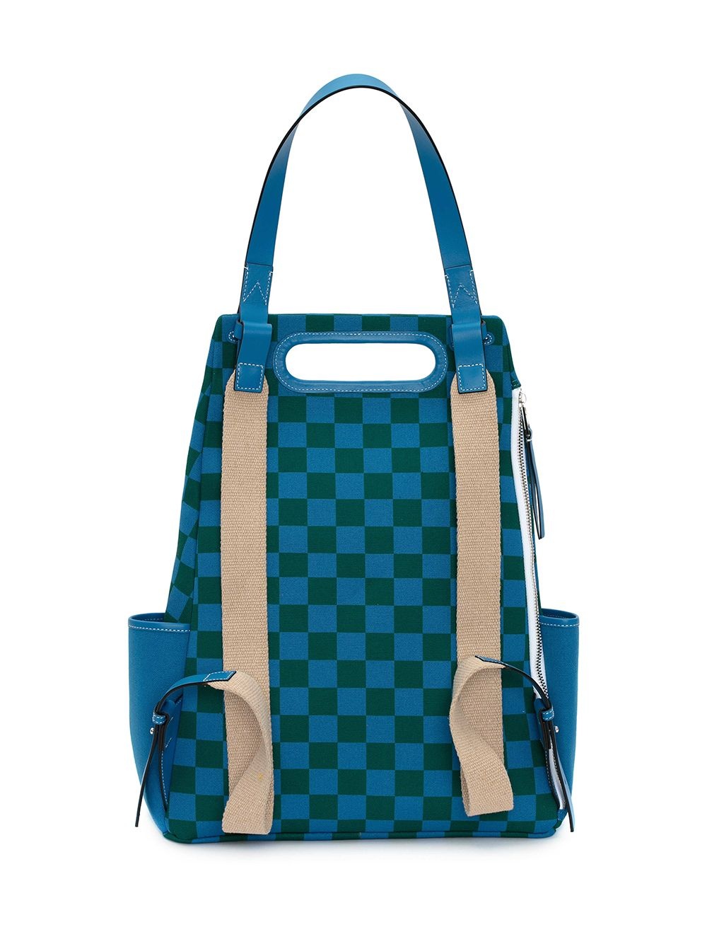 check-print Anchor backpack - 3