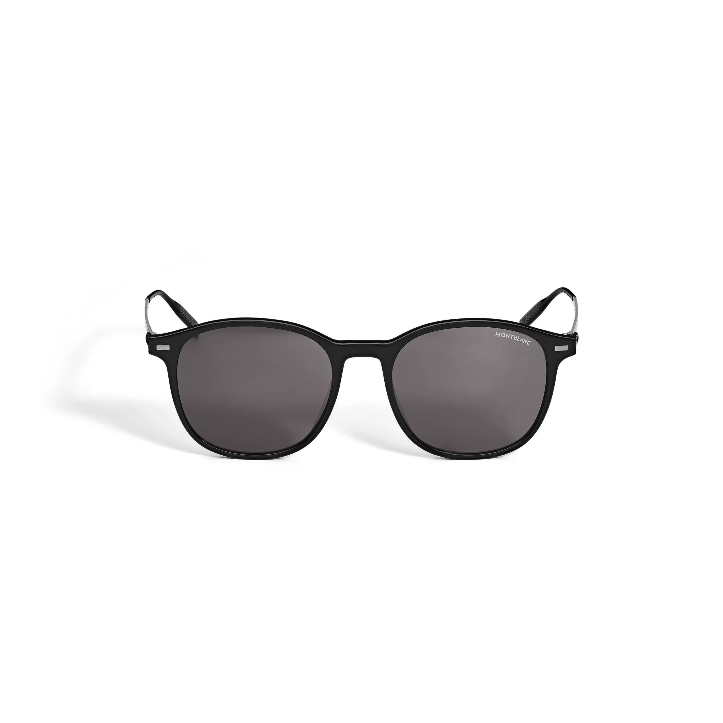 ROUND SUNGLASSES WITH BLACK INJECTED FRAME - 1