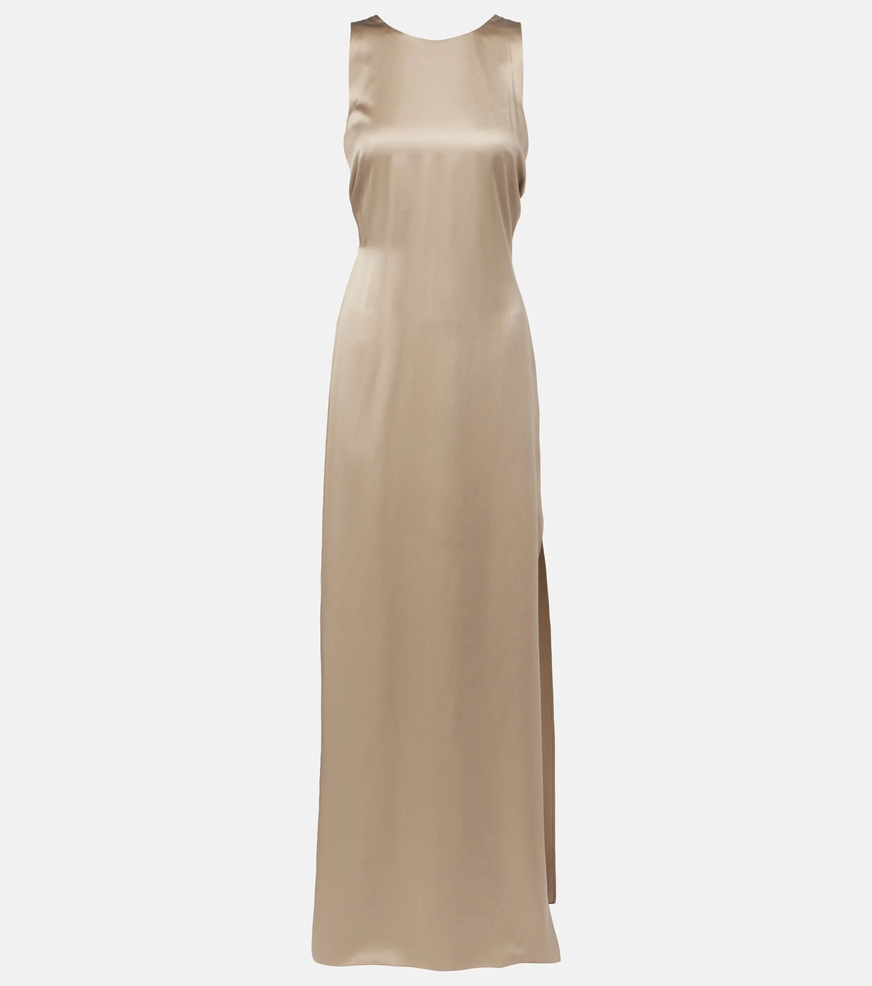Azoto silk satin maxi dress - 1