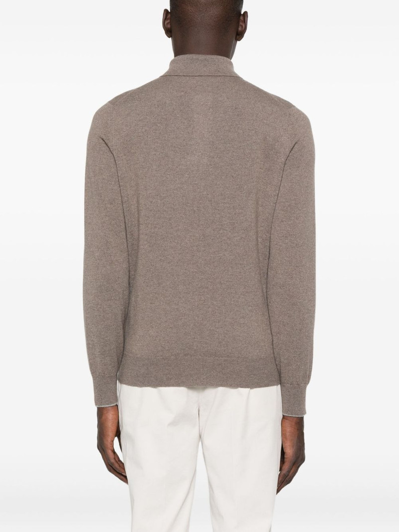 polo-neck cashmere sweater 4