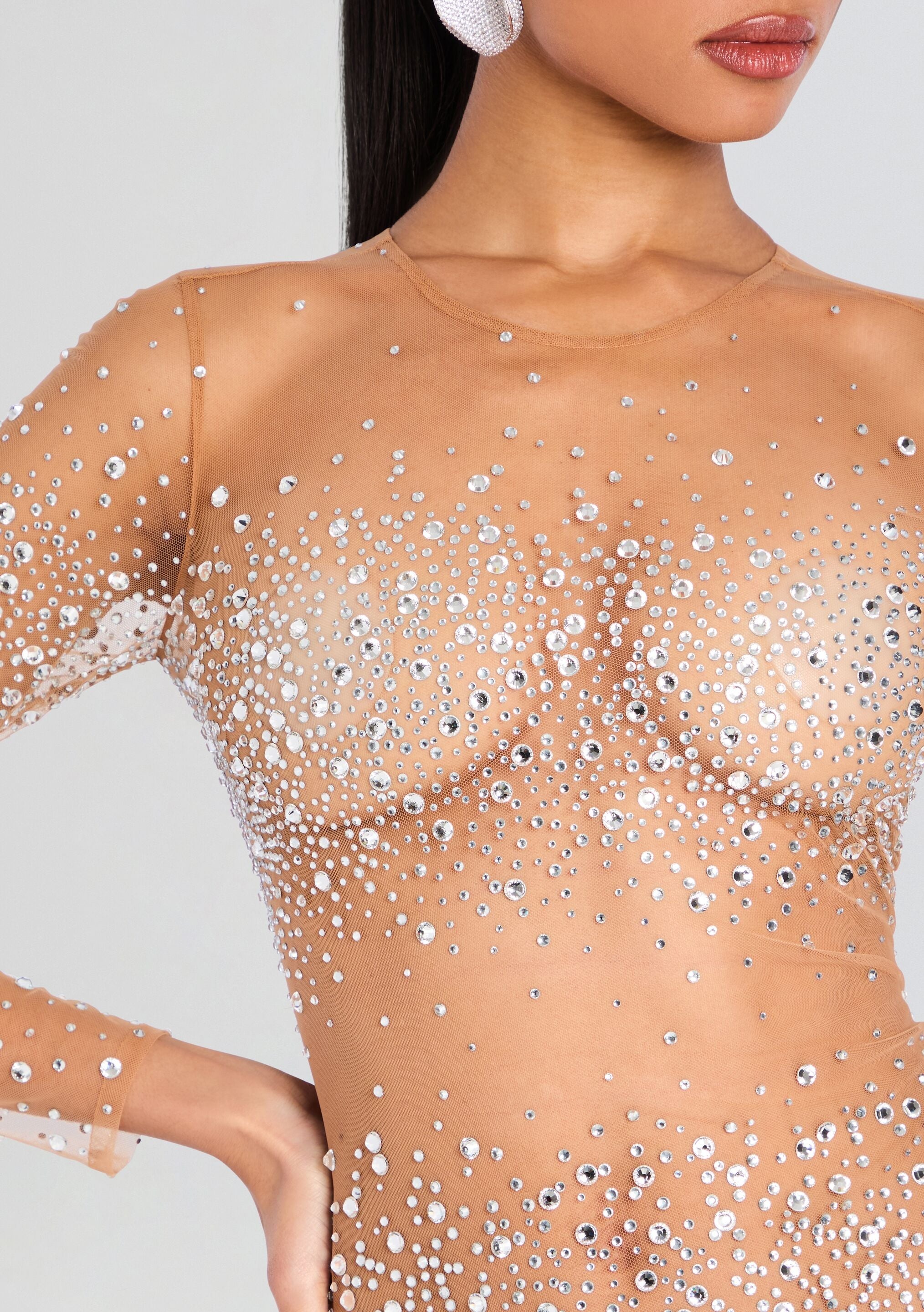 MIRANDA EMBELLISHED DRESS - 2