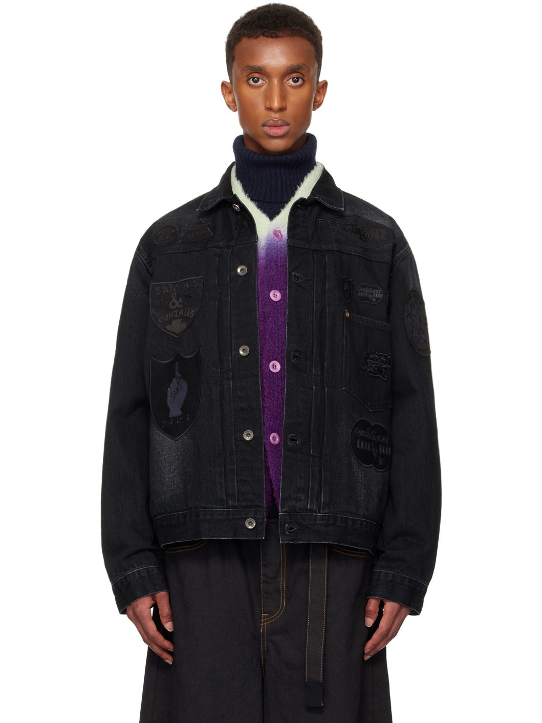 Black Gonz BEYONDEXX Denim Jacket - 1