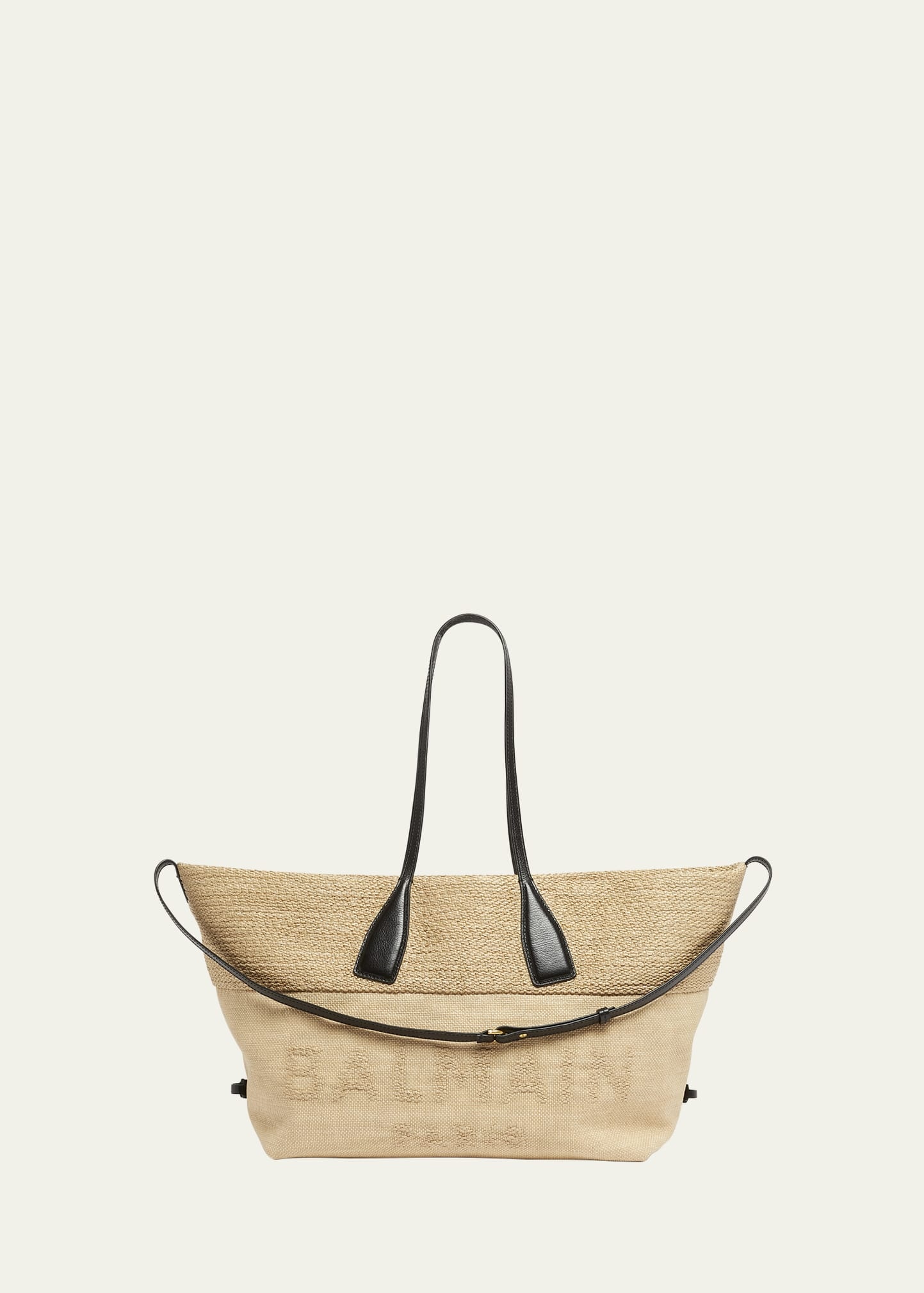 Track Tote Bag in Jacquard and Calfskin - 1