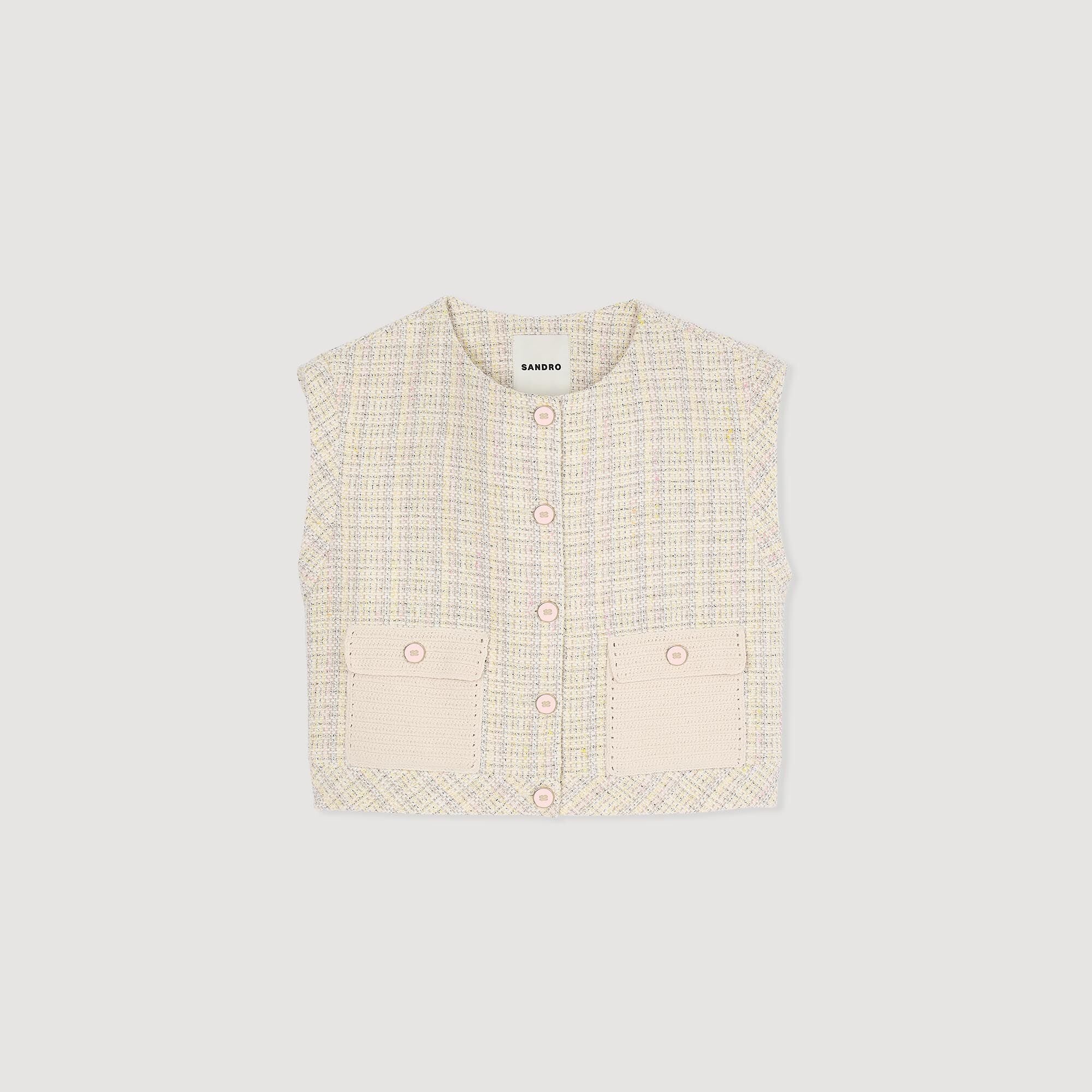 DECORATIVE TWEED JACKET - 6