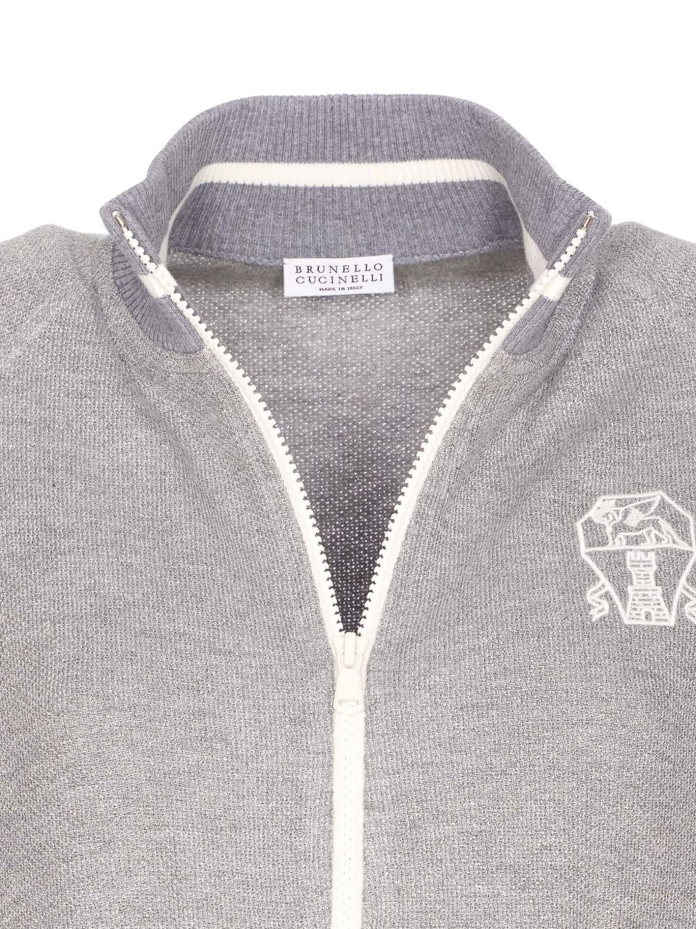 embroideed-logo sweatshirt - 3