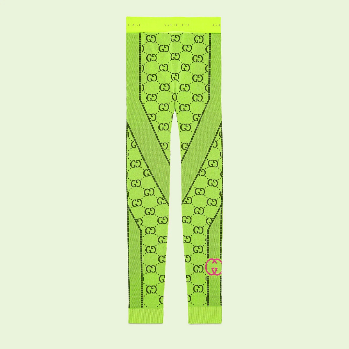 GUCCI★素敵！Jacquard-knit leggings Gucci - GG jersey jacquard leggings Gucci