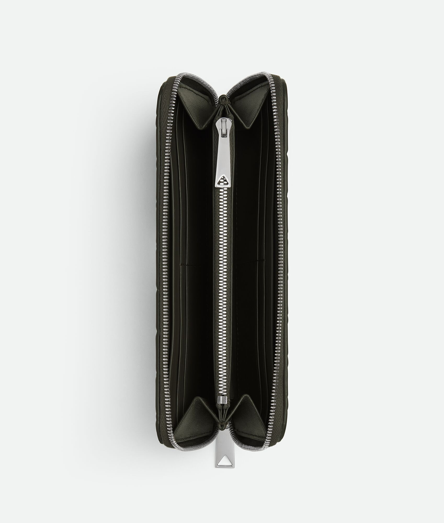 Intrecciato Stamp Zip Around Wallet - 2