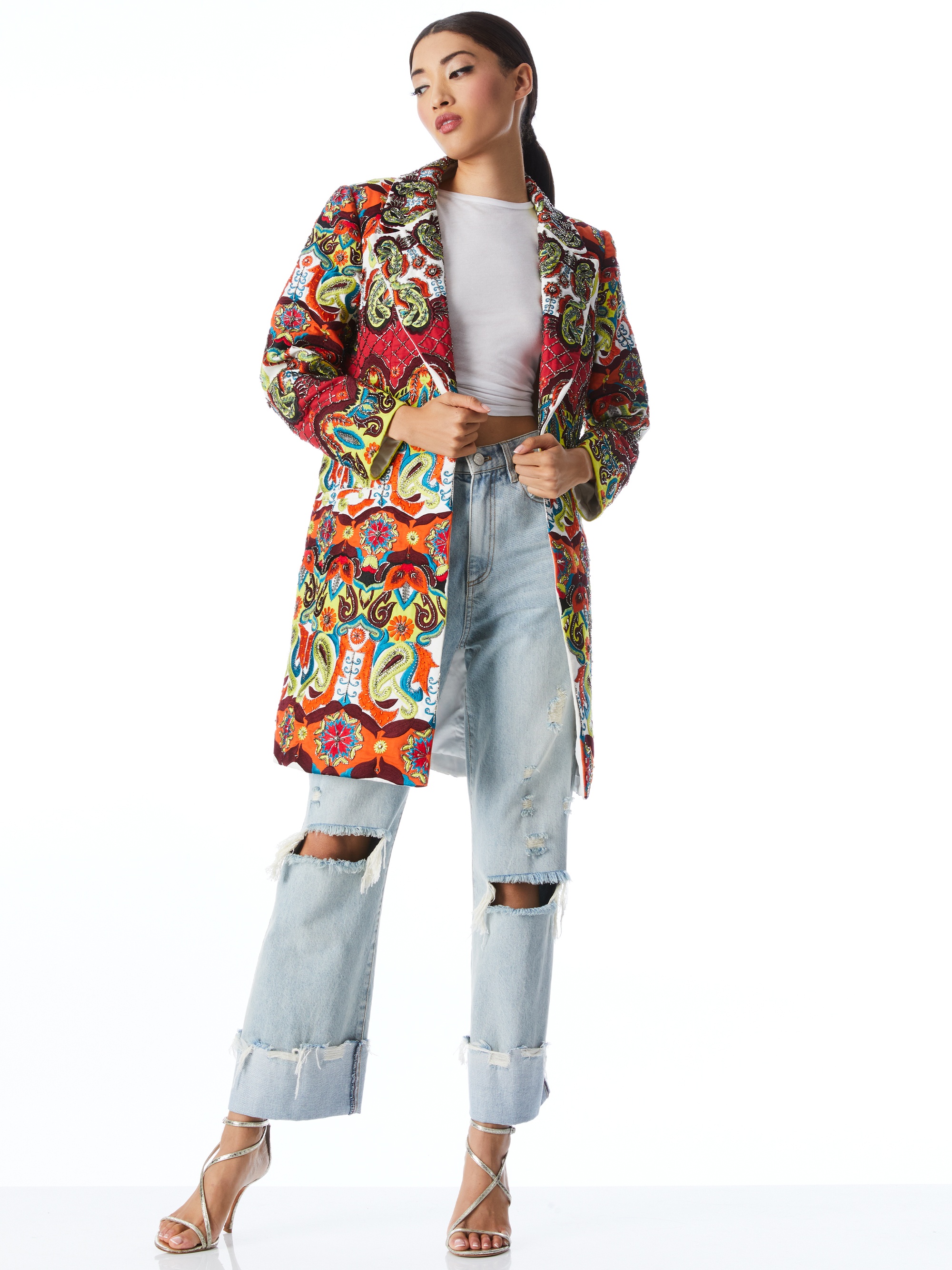 IVAN EMBELLISHED COAT - 6