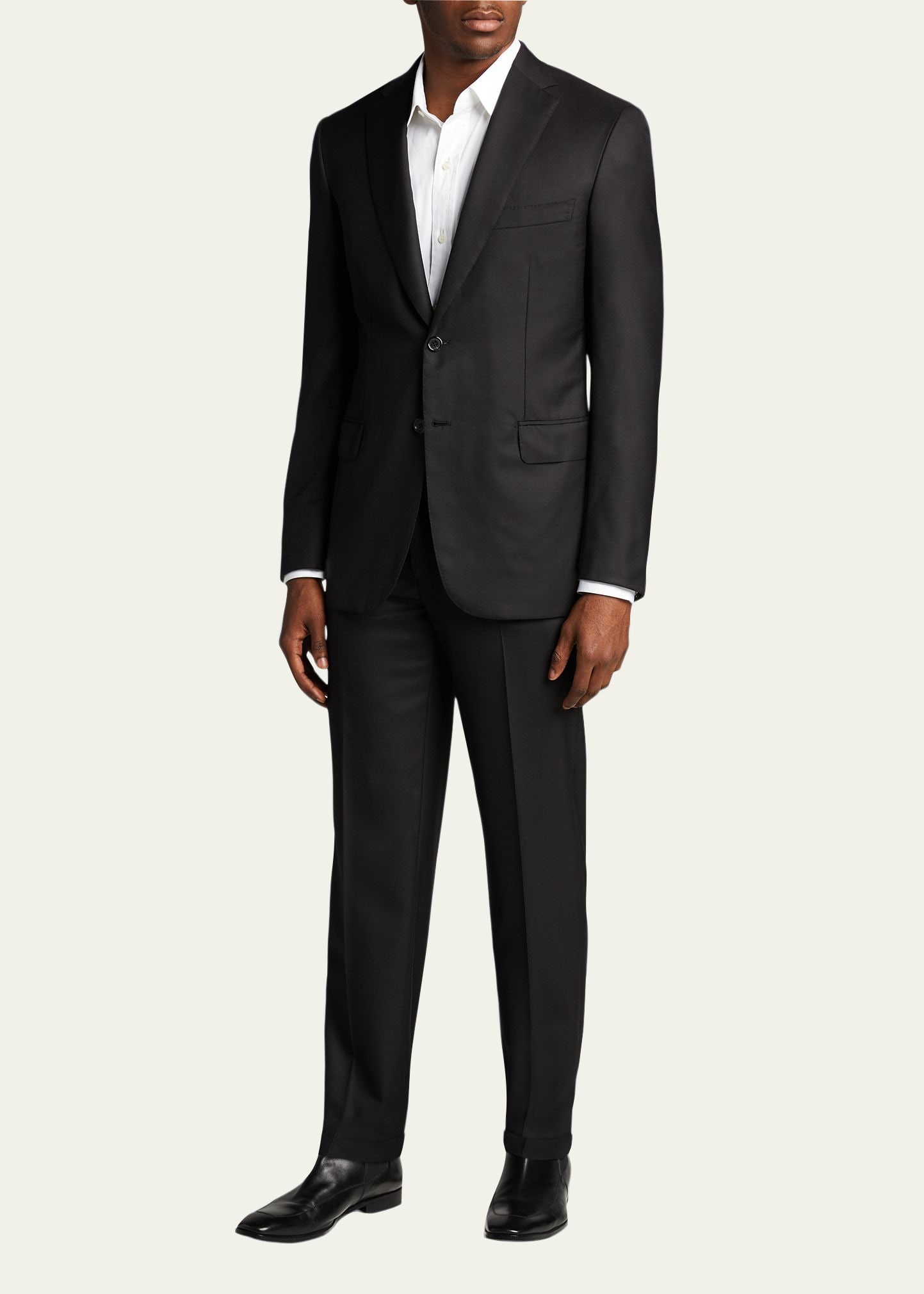 Men's Brunico Essential Virgin Wool Two-Piece Suit - 2