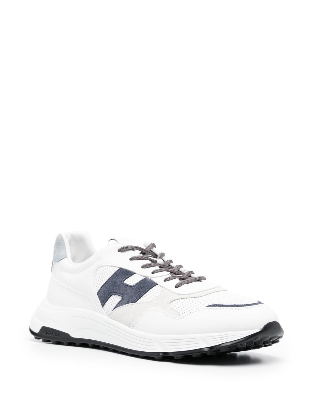 panelled low top sneakers - 2