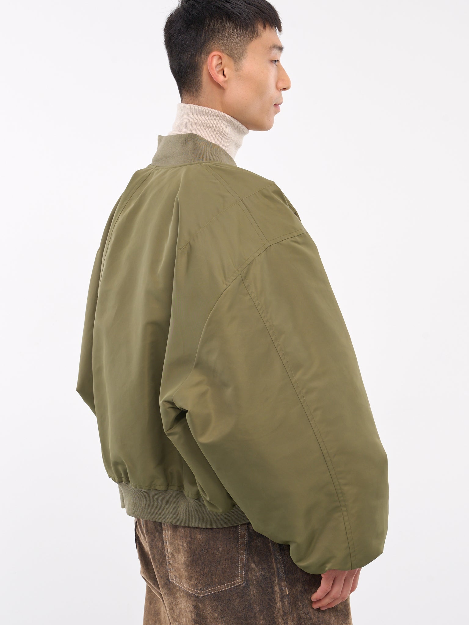 ジャケット・アウター hed mayner collarless jacket Hed Mayner Camel Wool Collarless Cropped Jacket | Grailed