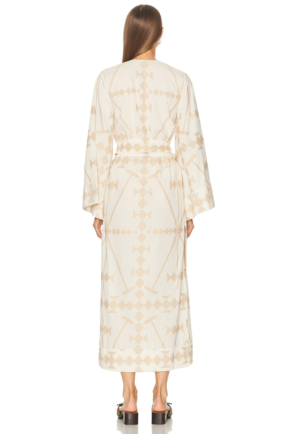 Embroidered Cotton Wild Savannah Tunic Dress - 5