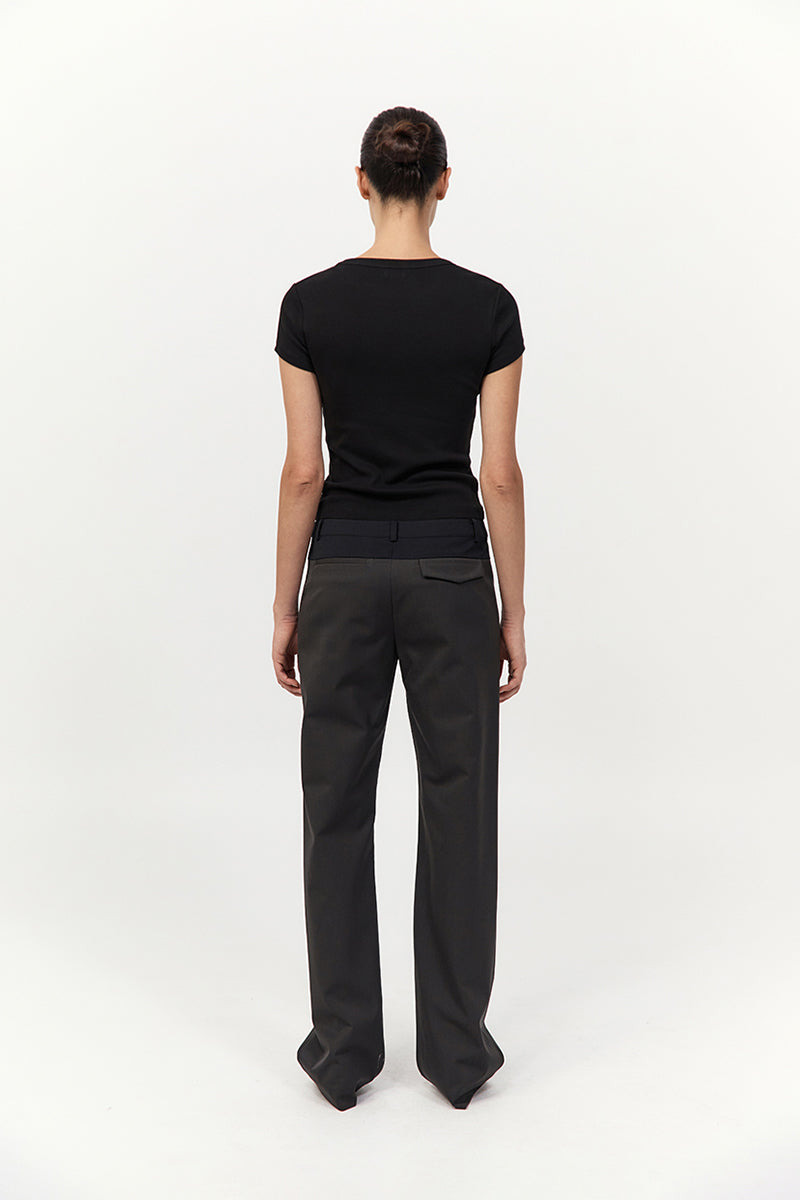 Organic Cotton Baby Tee - Jet Black - 5
