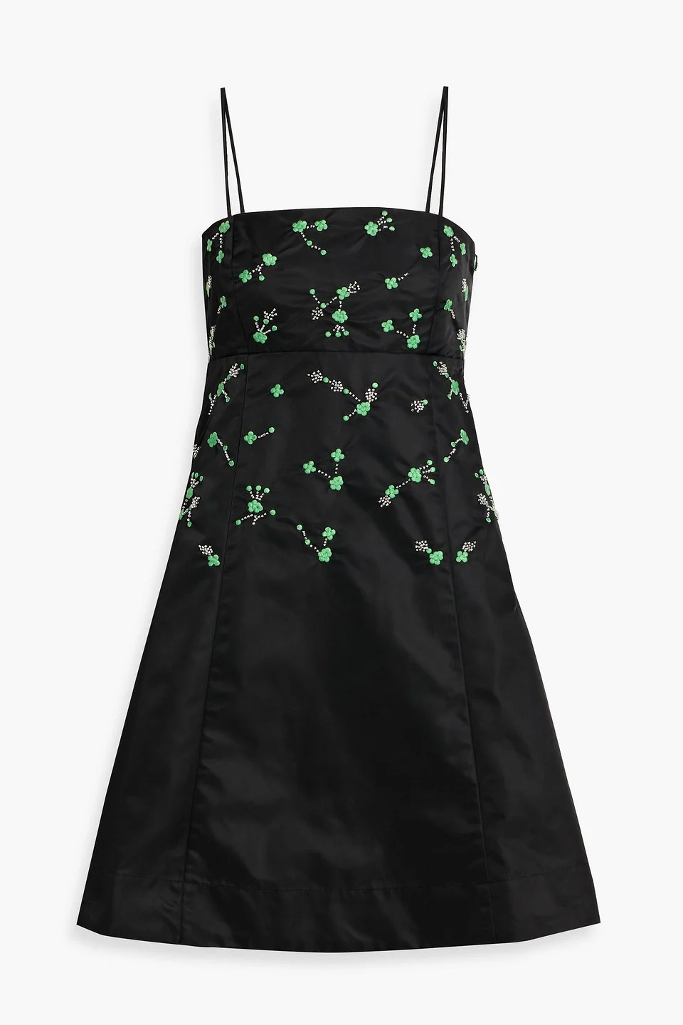 Embellished taffeta mini dress - 1