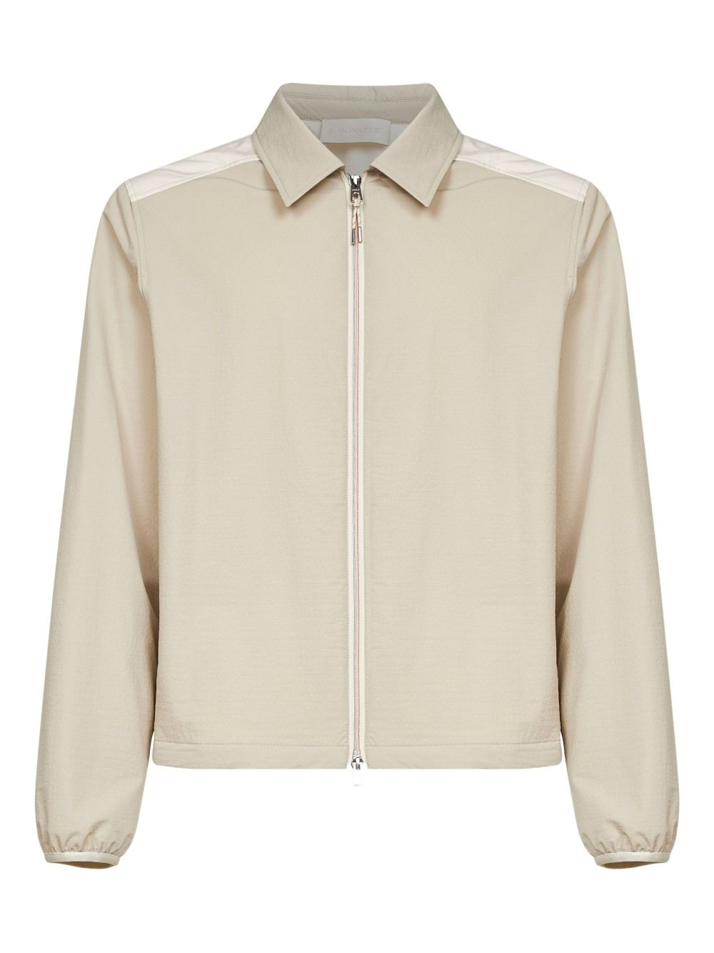 double-slider zip seersucker shirt - 1