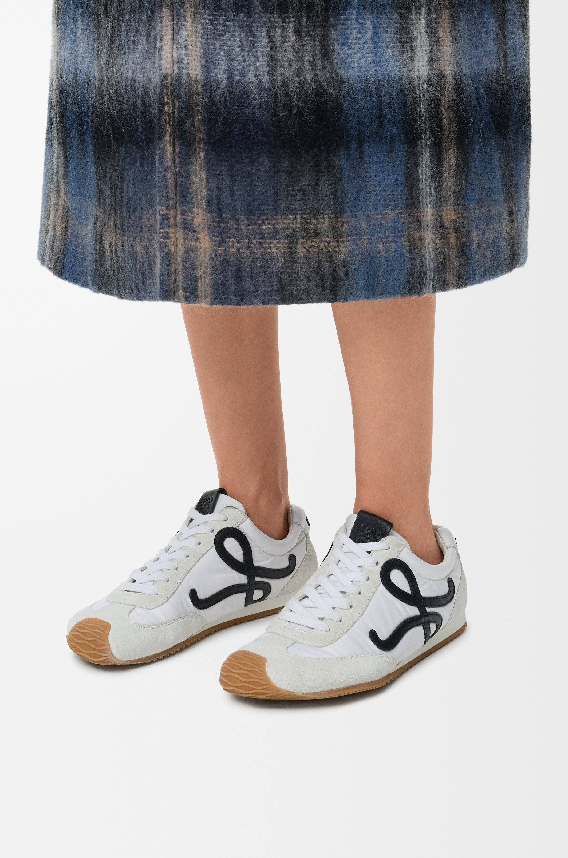 Ballet Runner 2.0 in nylon and calfskin - 2