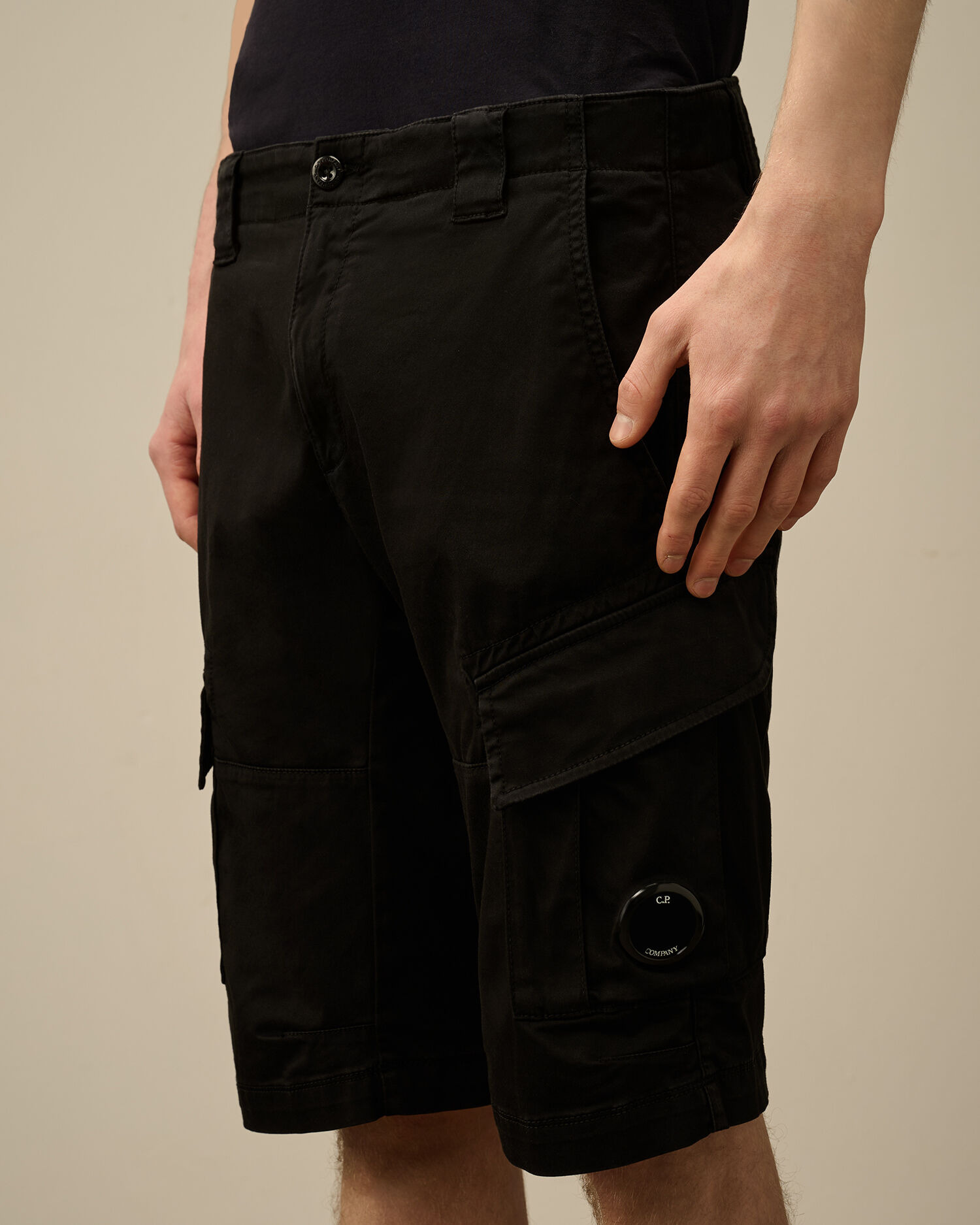 Stretch Sateen Cargo Shorts - 5